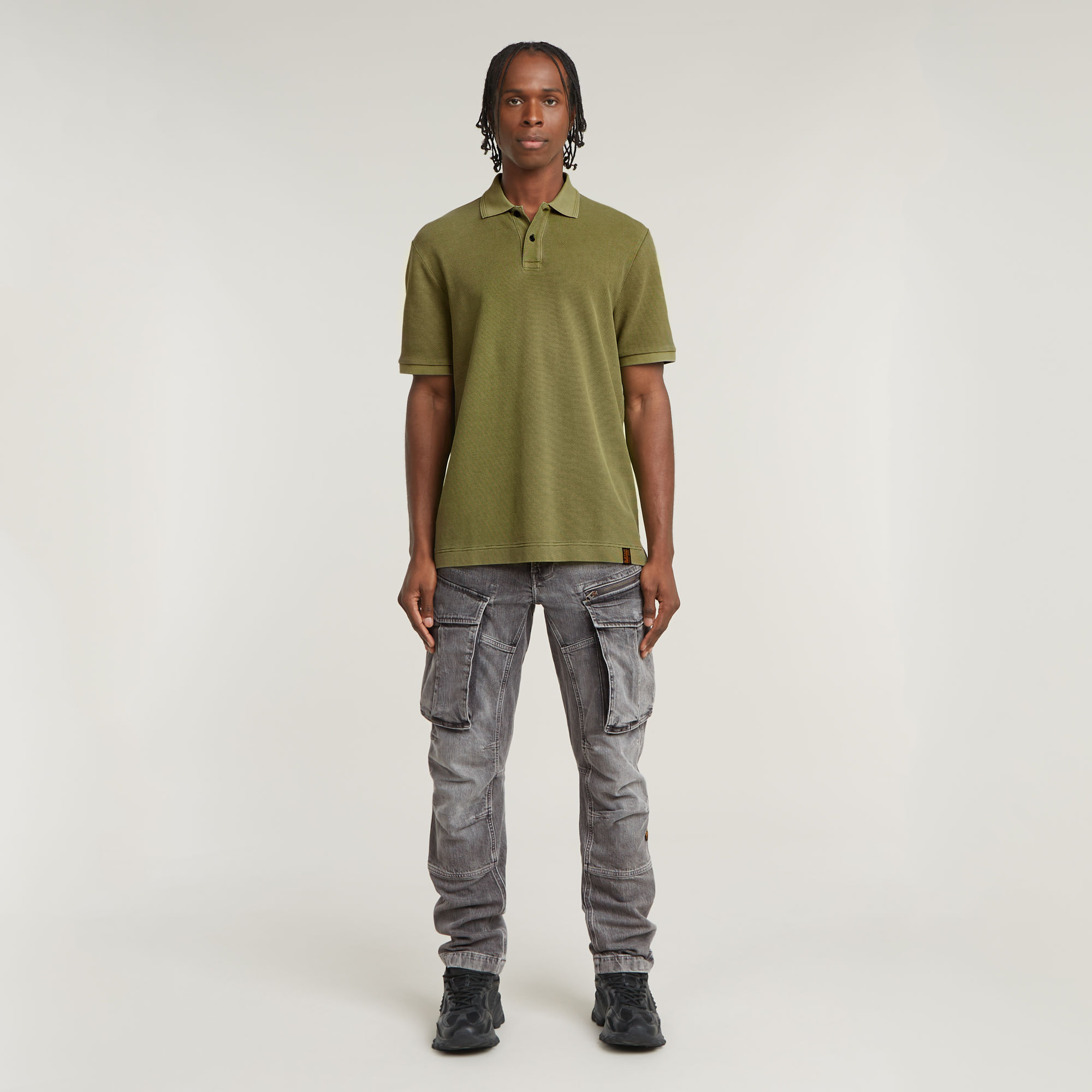 Thumbnail - Essential Poloshirt - Grün - Herren