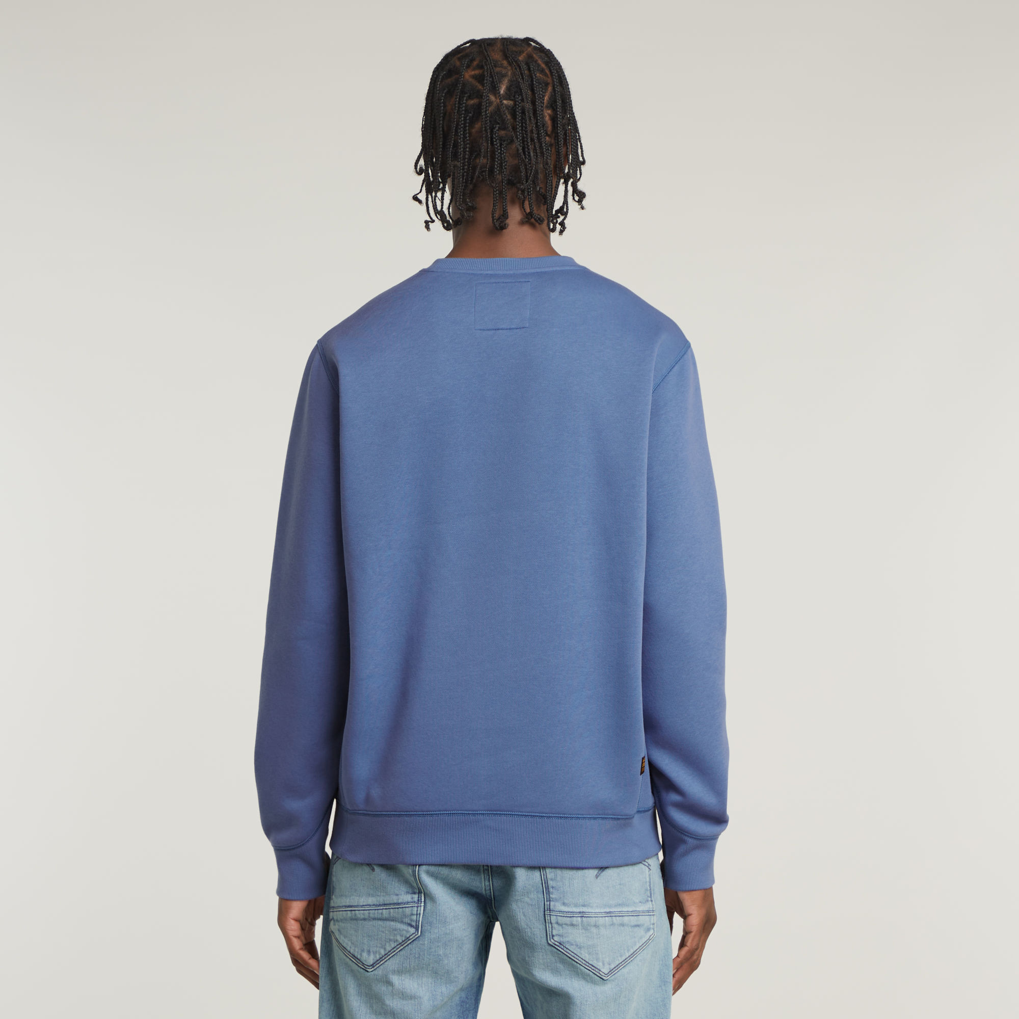 G-Star RAW Premium Core Sweater Midden blauw Heren