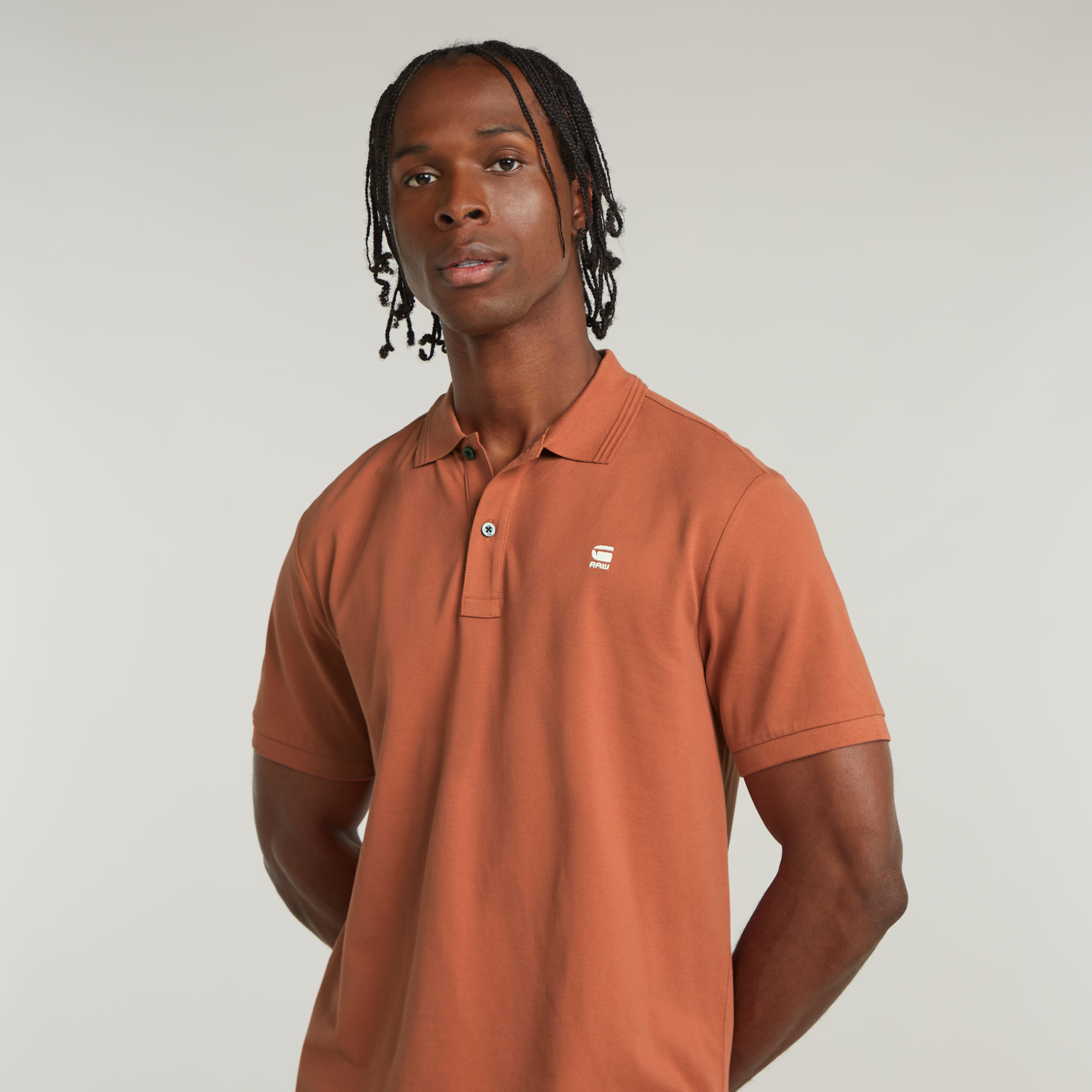 G-Star RAW Dunda Slim Polo Rood Heren