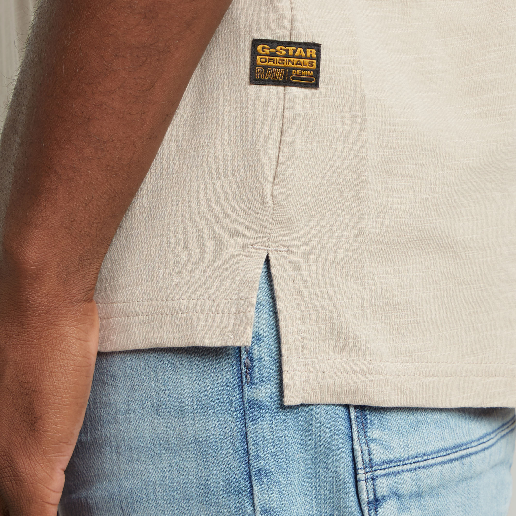 G-Star RAW Nifous T-Shirt Beige Heren
