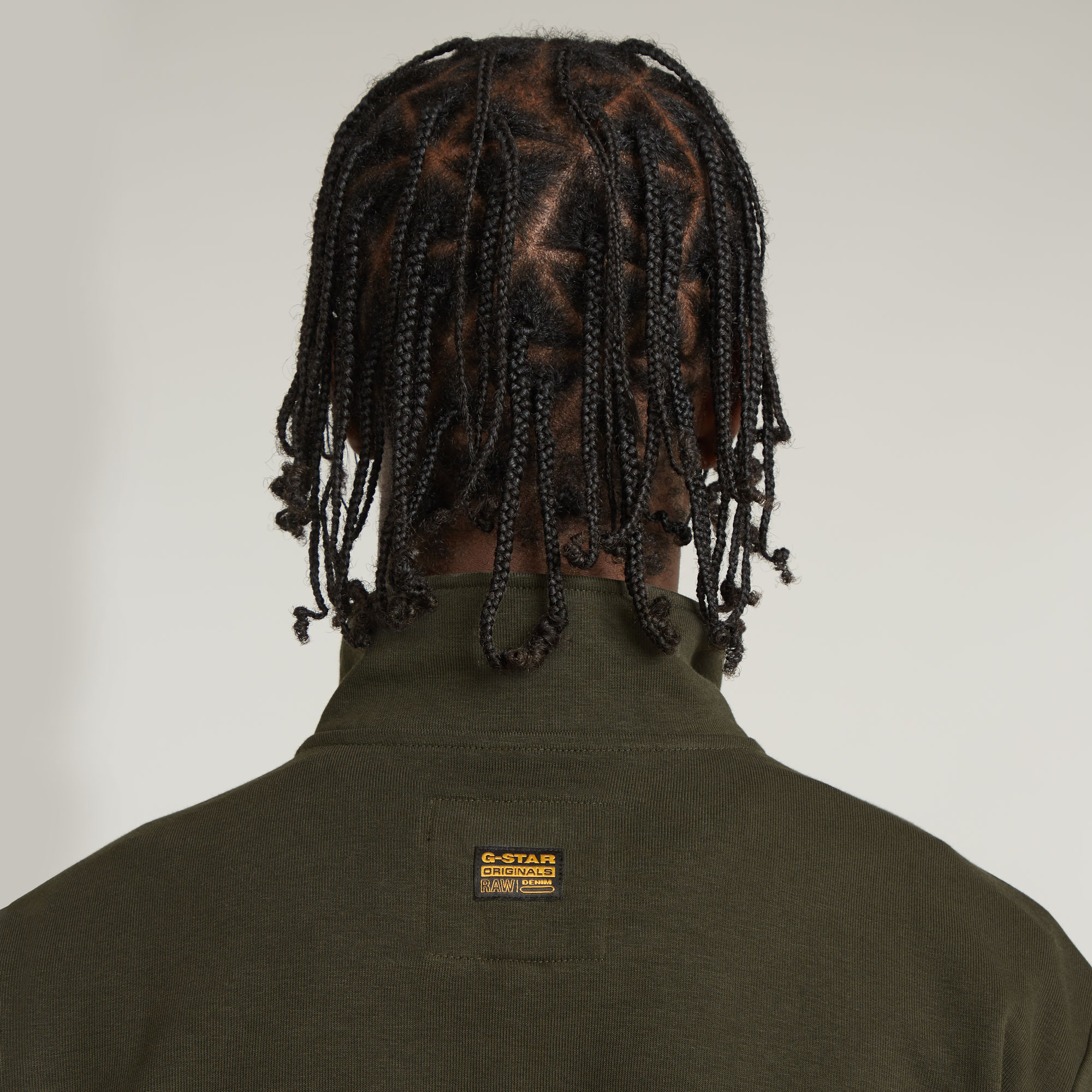 G-Star RAW Nifous Half Zip Sweater Grijs Heren