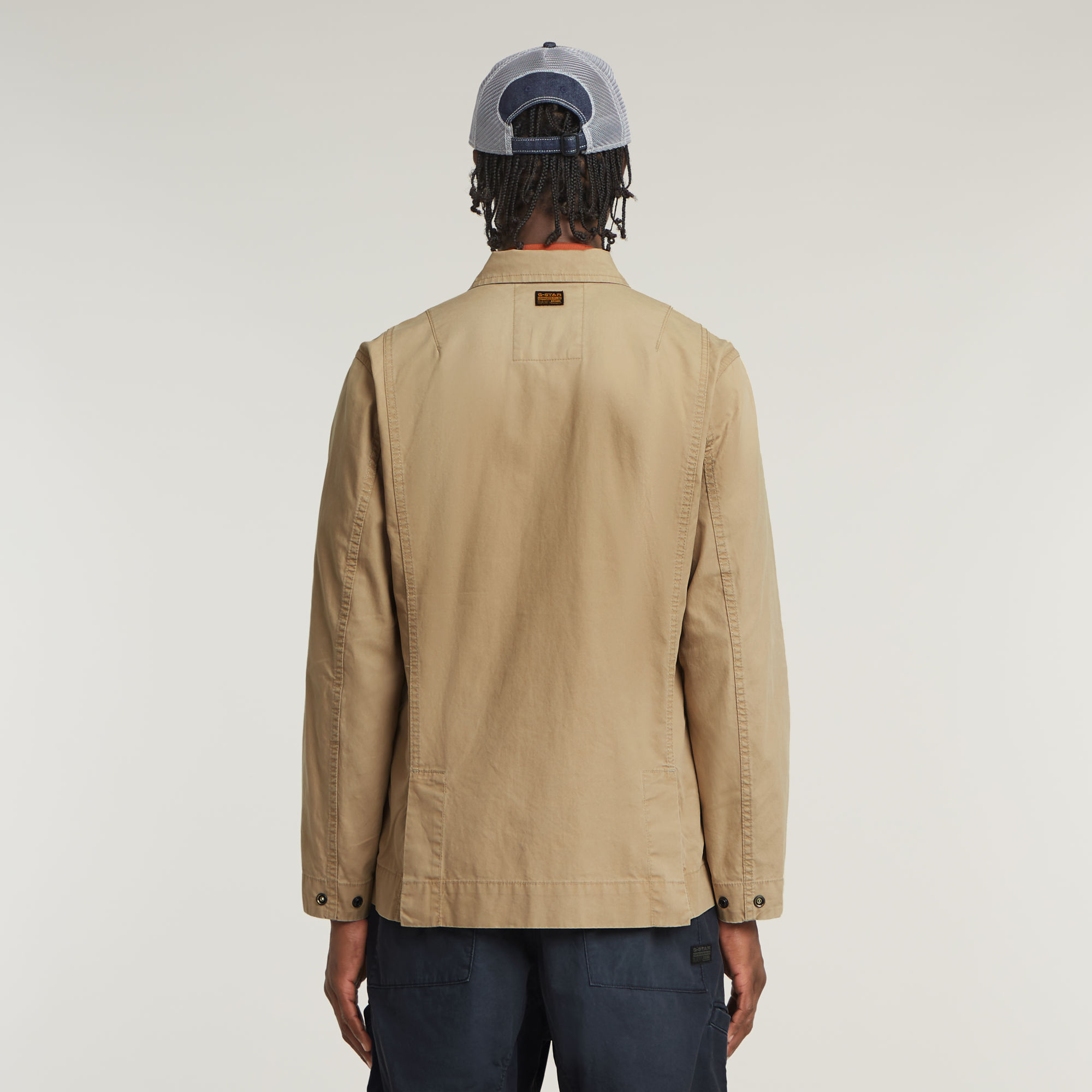 G-Star RAW 4 Pockets Overshirt Beige Heren