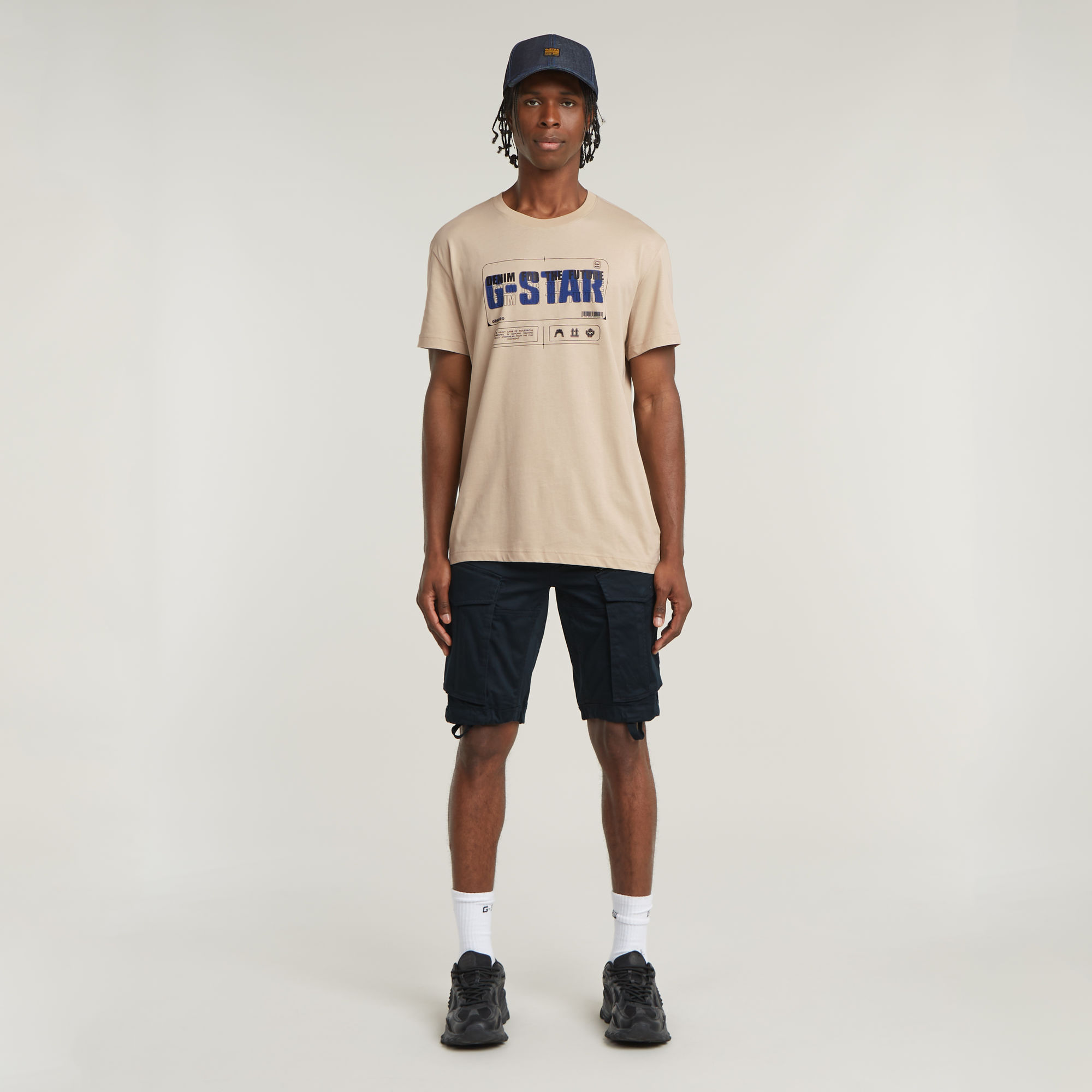 G-Star RAW Rovic Zip Regular Short Donkerblauw Heren