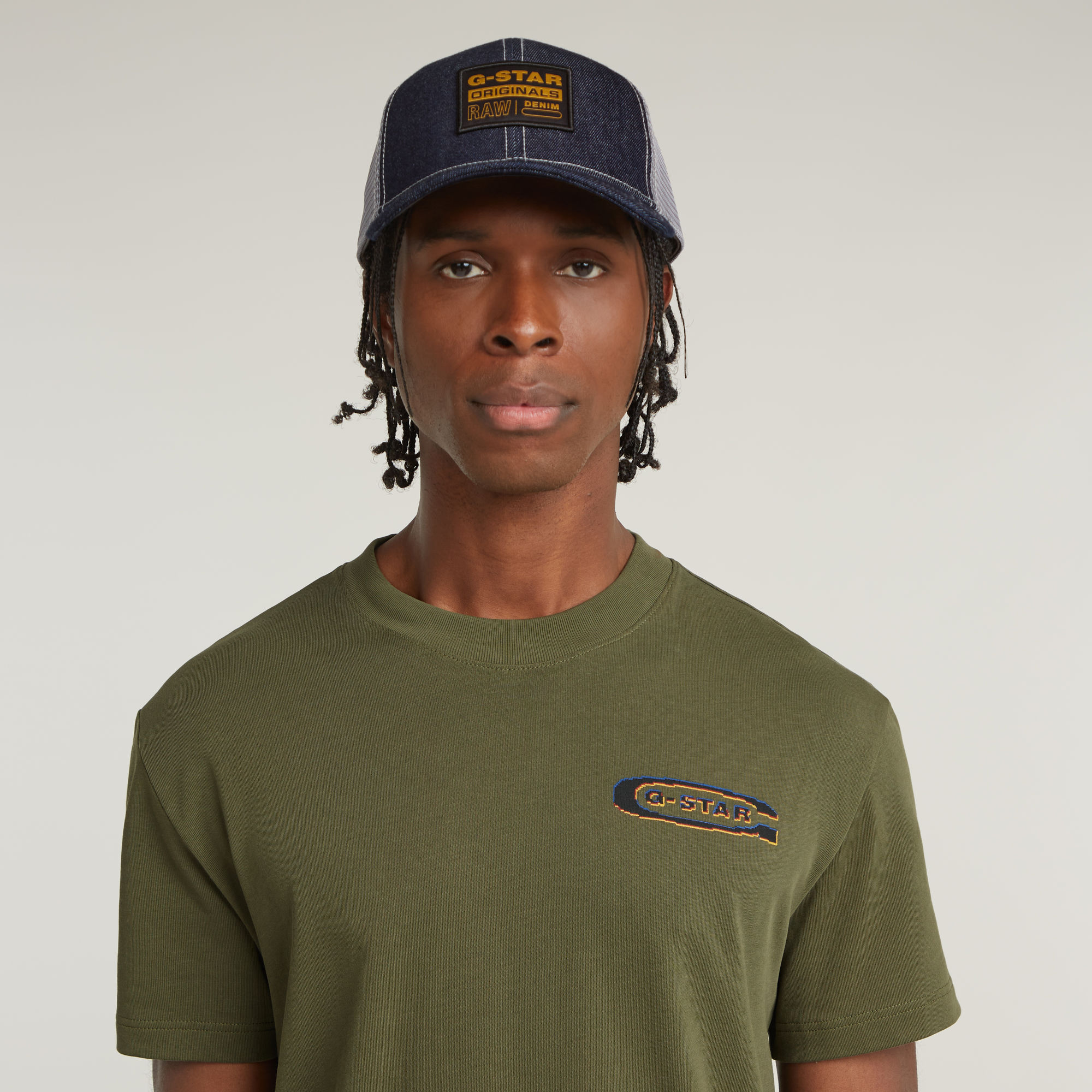 G-Star RAW Back Graphic Arch T-shirt Groen Heren