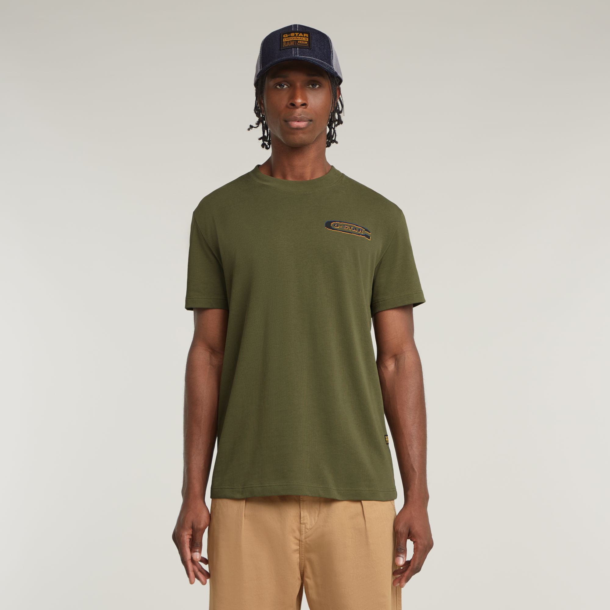 G-Star RAW Back Graphic Arch T-shirt Groen Heren