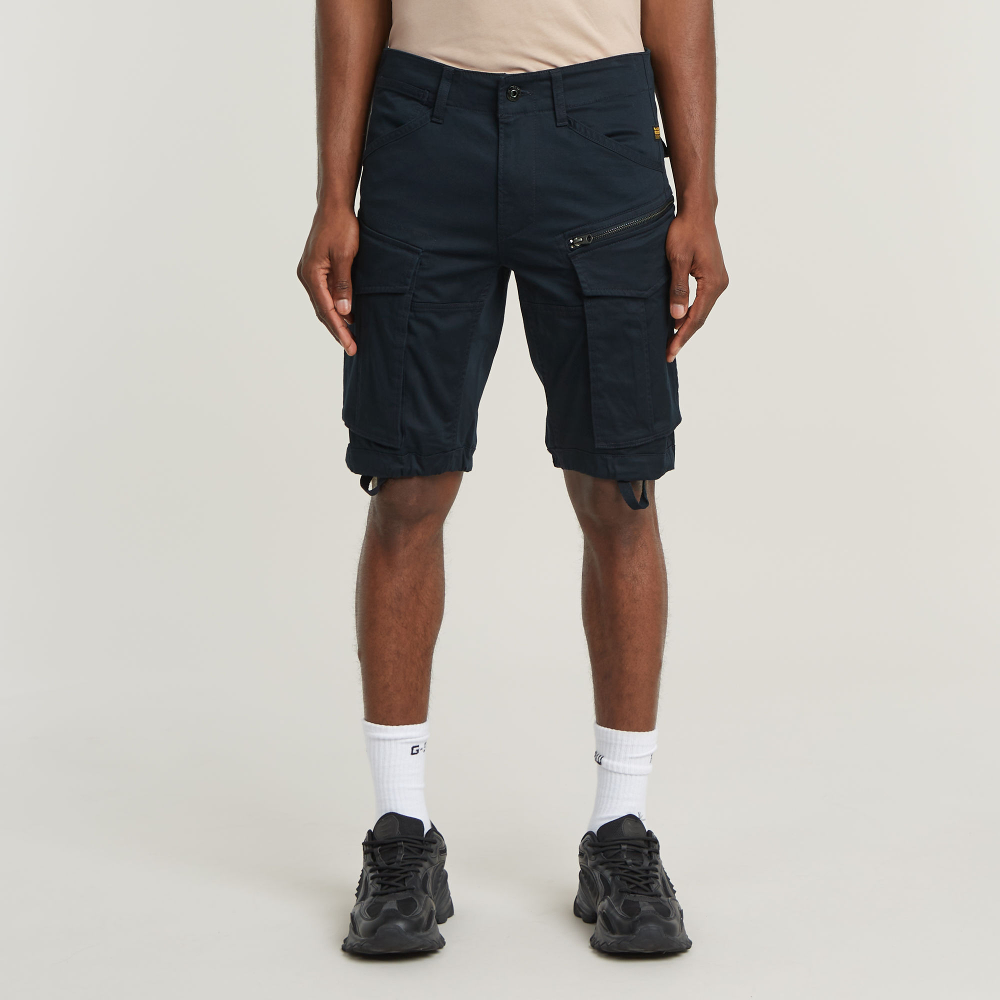 

Rovic Zip Regular Shorts - Dunkelblau - Herren