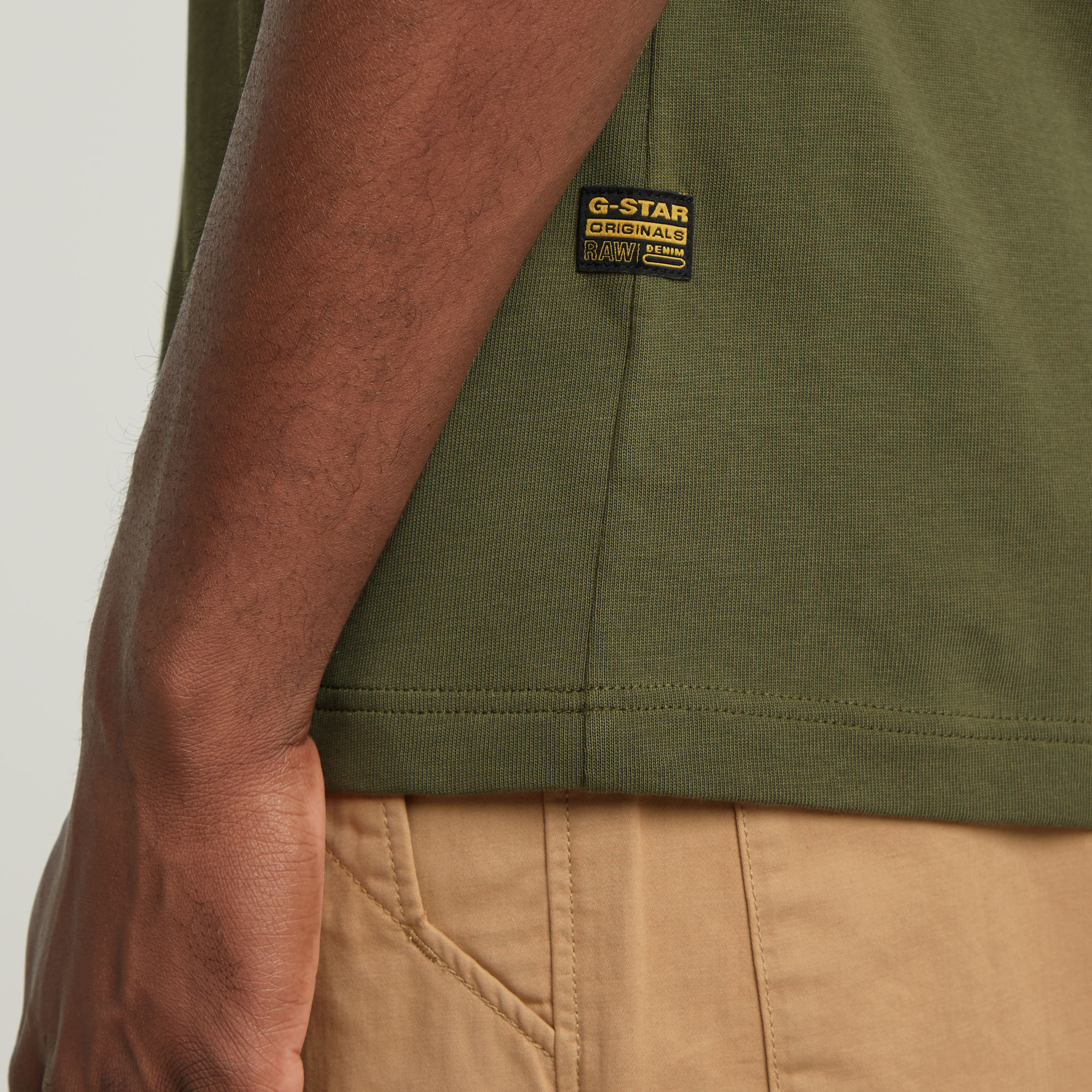 G-Star RAW Back Graphic Arch T-shirt Groen Heren