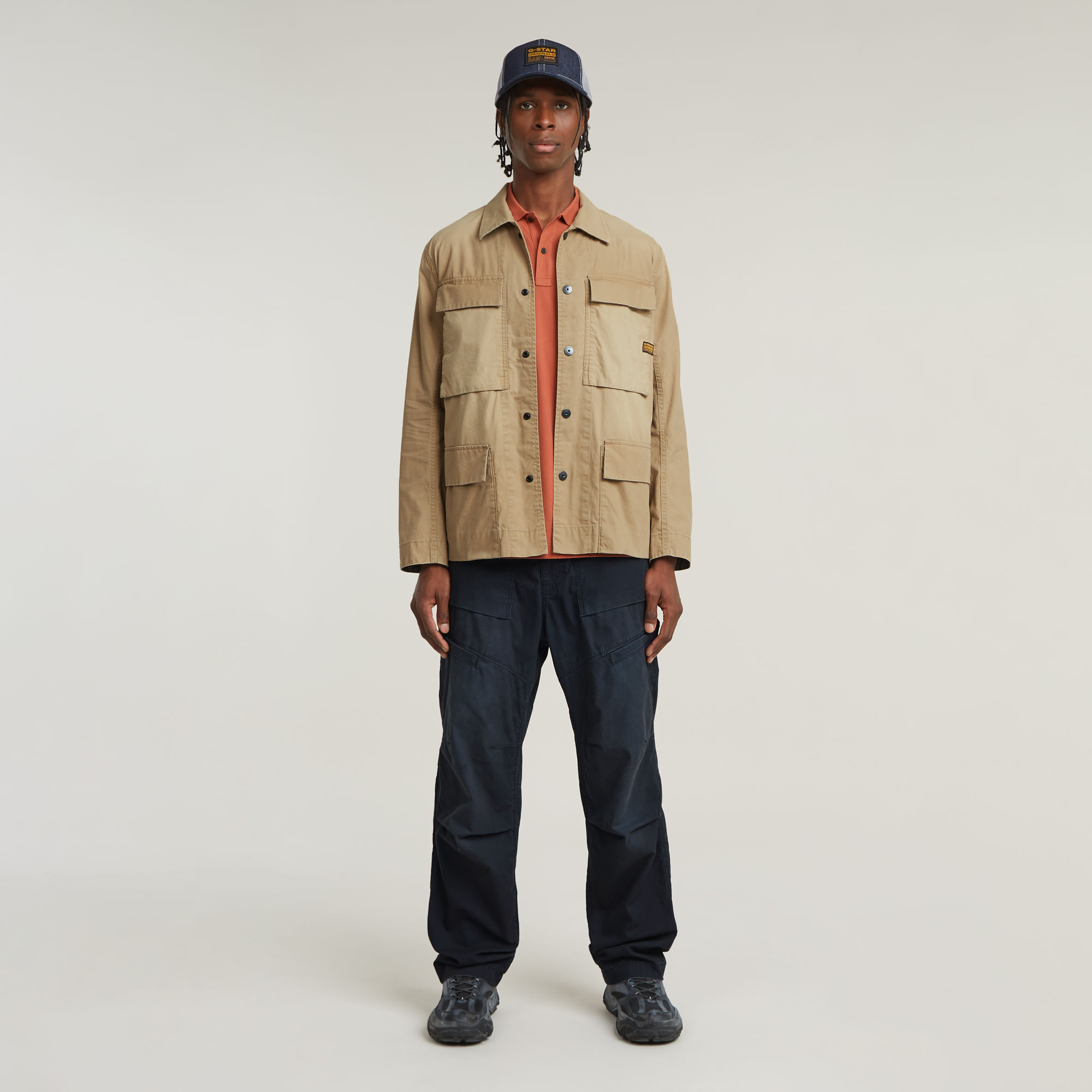 G-Star RAW 4 Pockets Overshirt Beige Heren