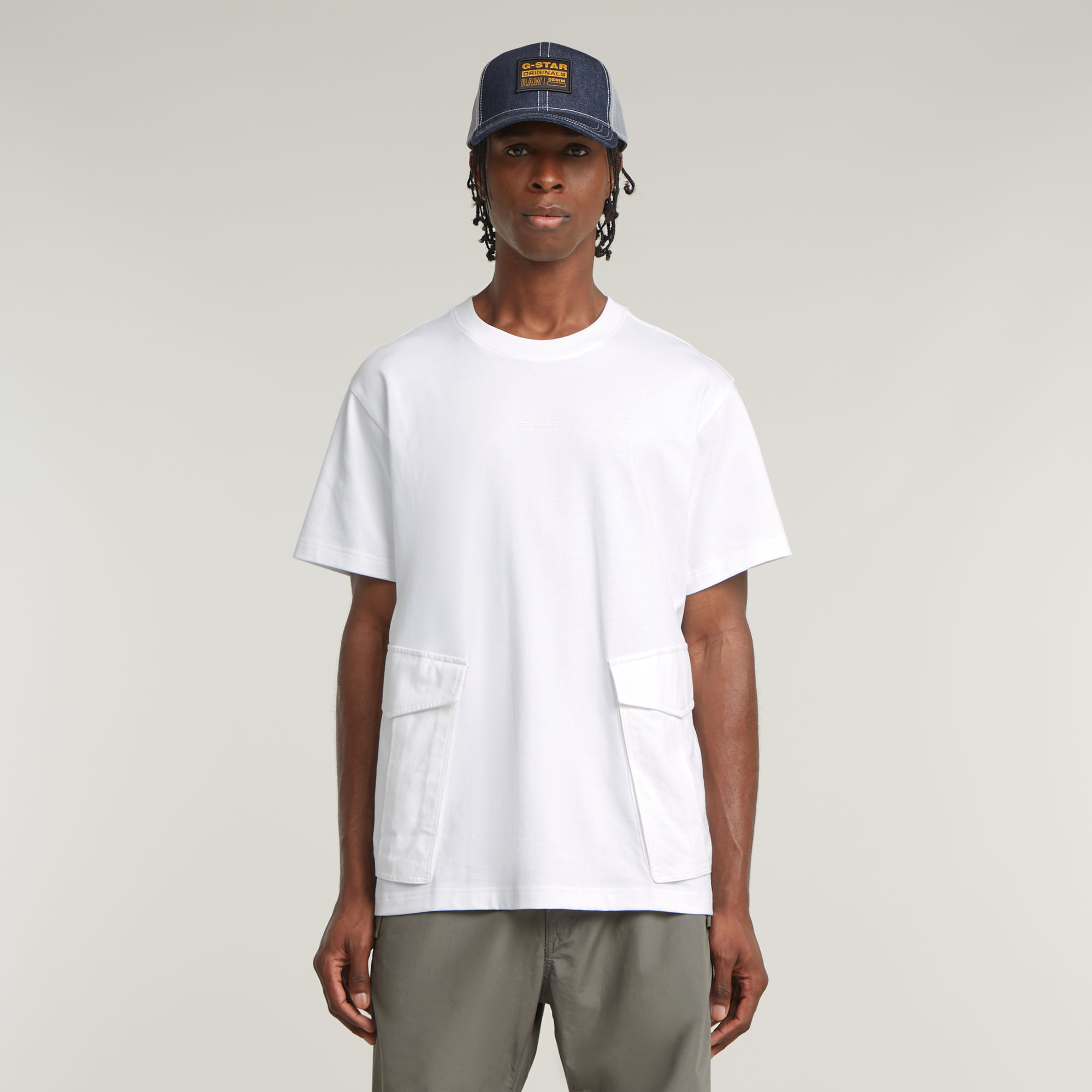 G-Star RAW Rovic Loose T-shirt - Wit - Heren