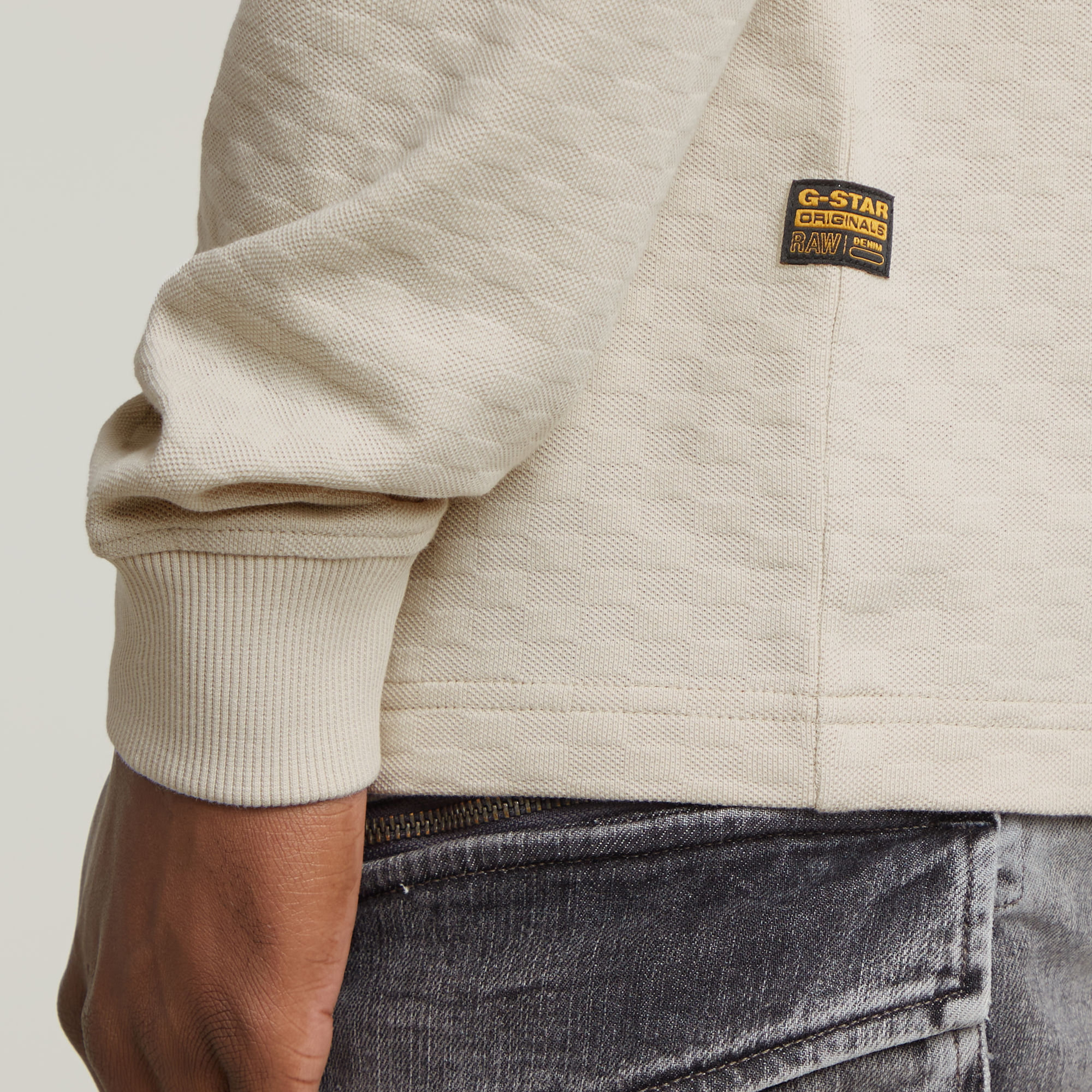 G-Star RAW Checquard Pocket Tweeter Wit Heren