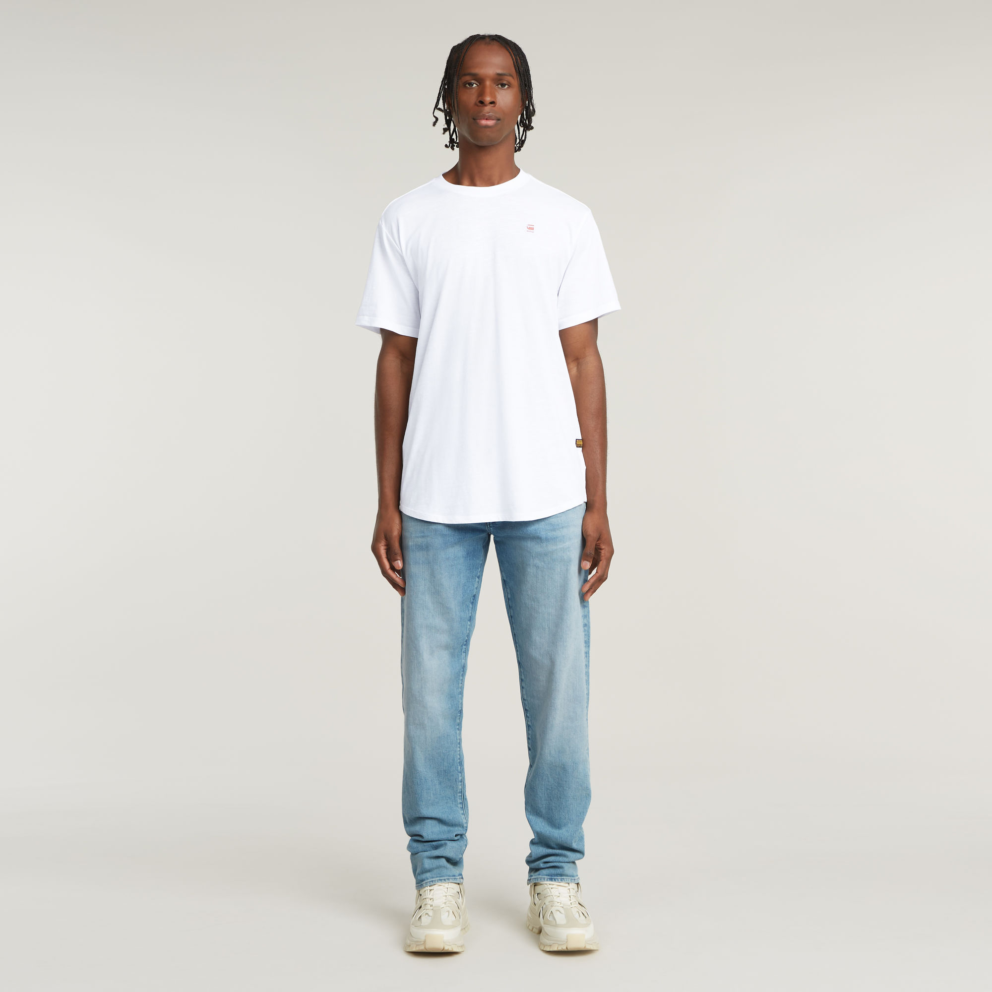 G-Star RAW Lash Back Graphic T-Shirt Wit Heren
