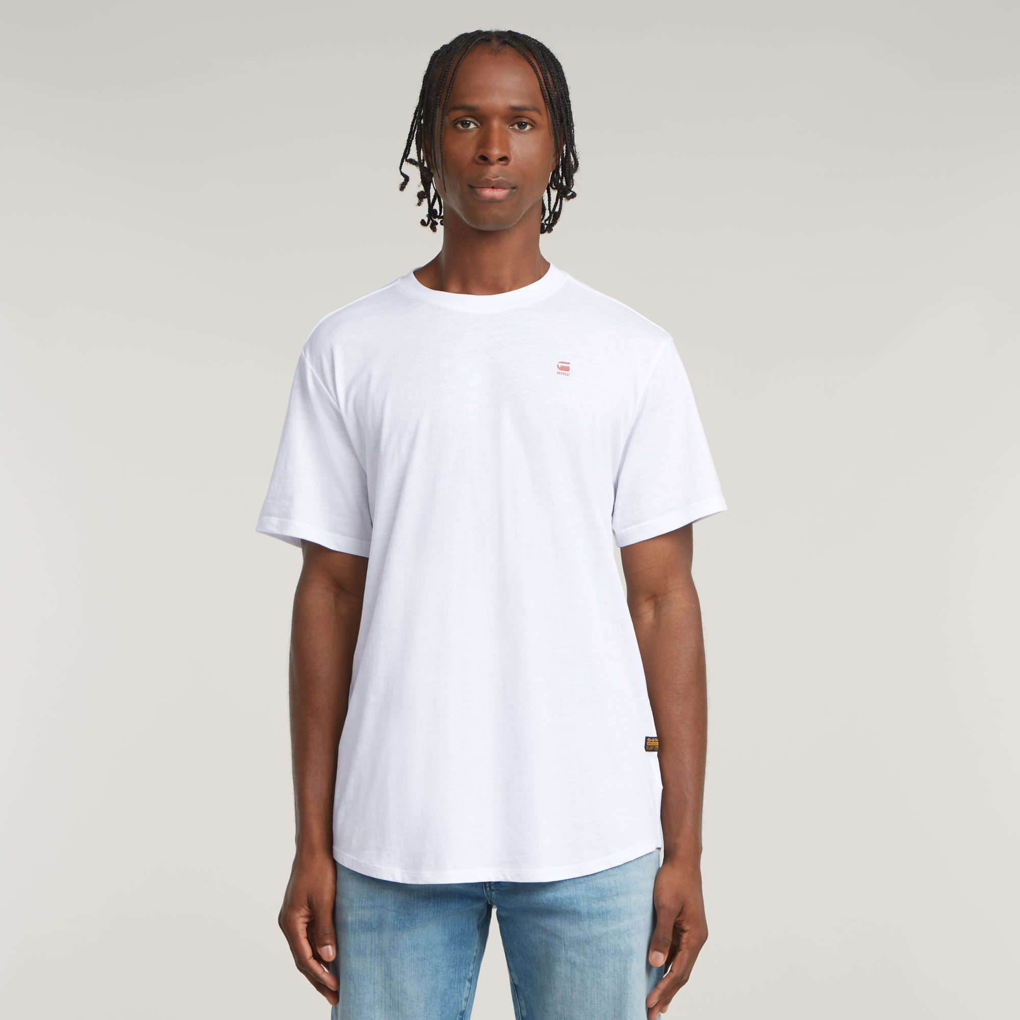 G-Star RAW Lash Back Graphic T-Shirt Wit Heren
