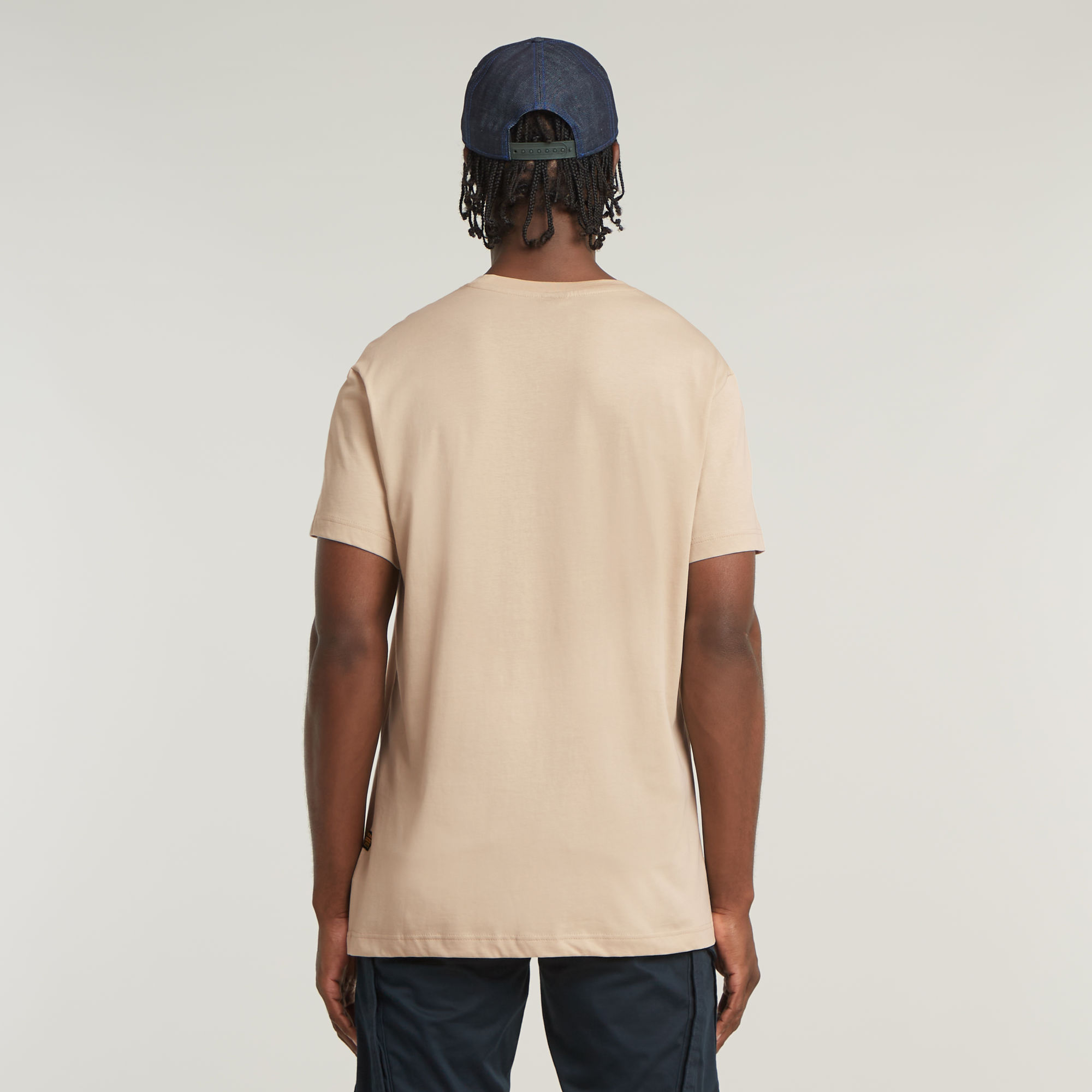 G-Star RAW Flyer Graphic T-Shirt Beige Heren