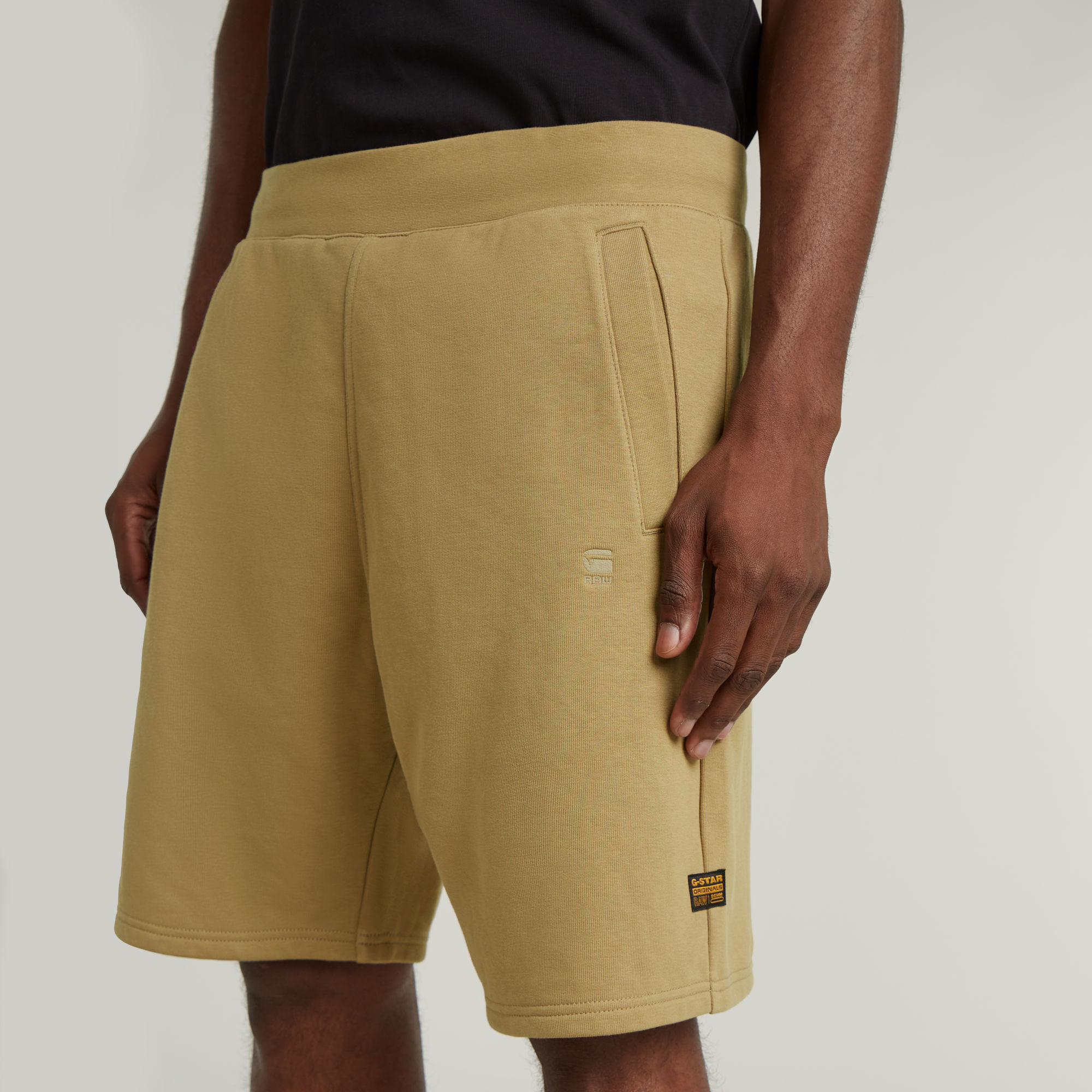 G-Star RAW Nifous Sweat Short Beige Heren