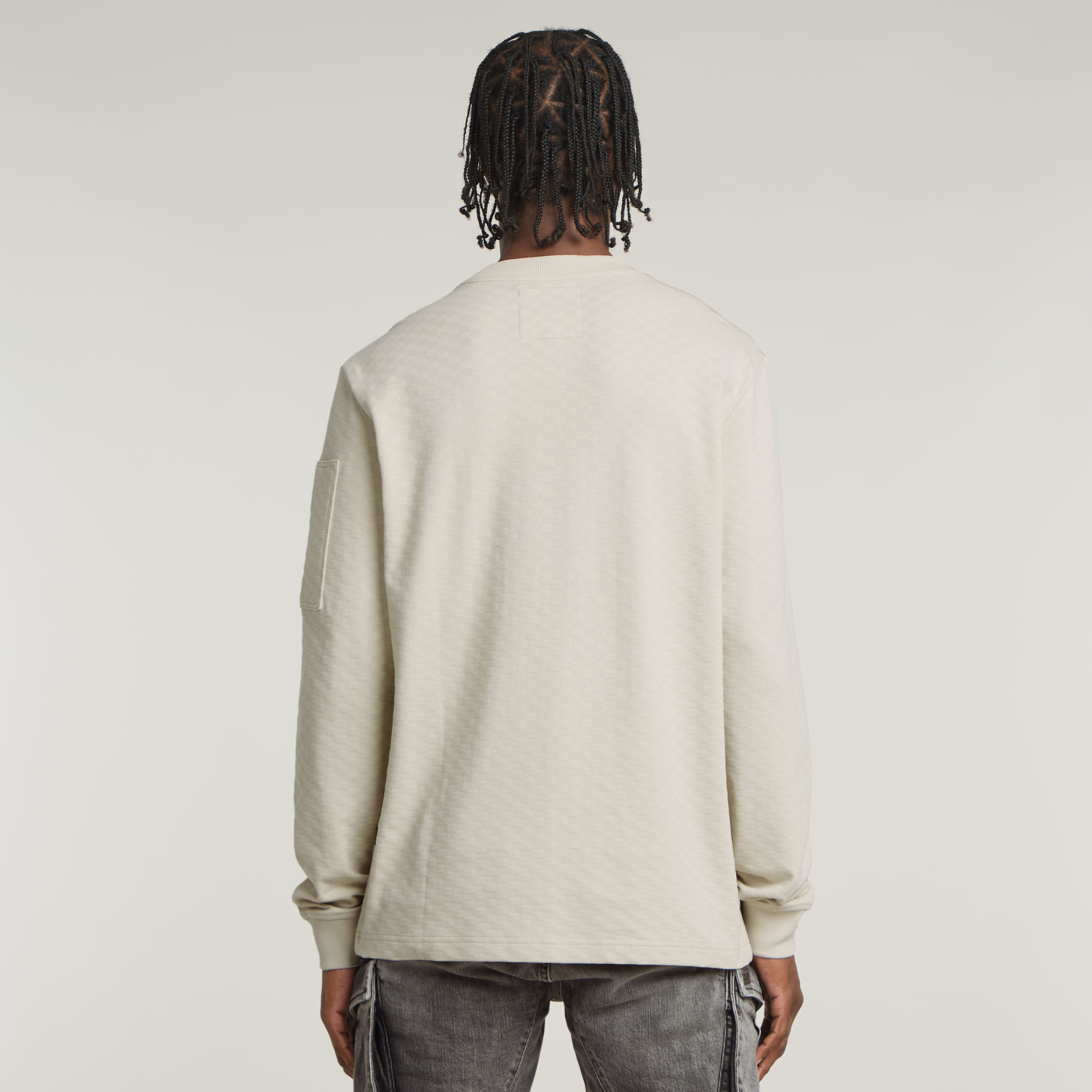 G-Star RAW Checquard Pocket Tweeter Wit Heren