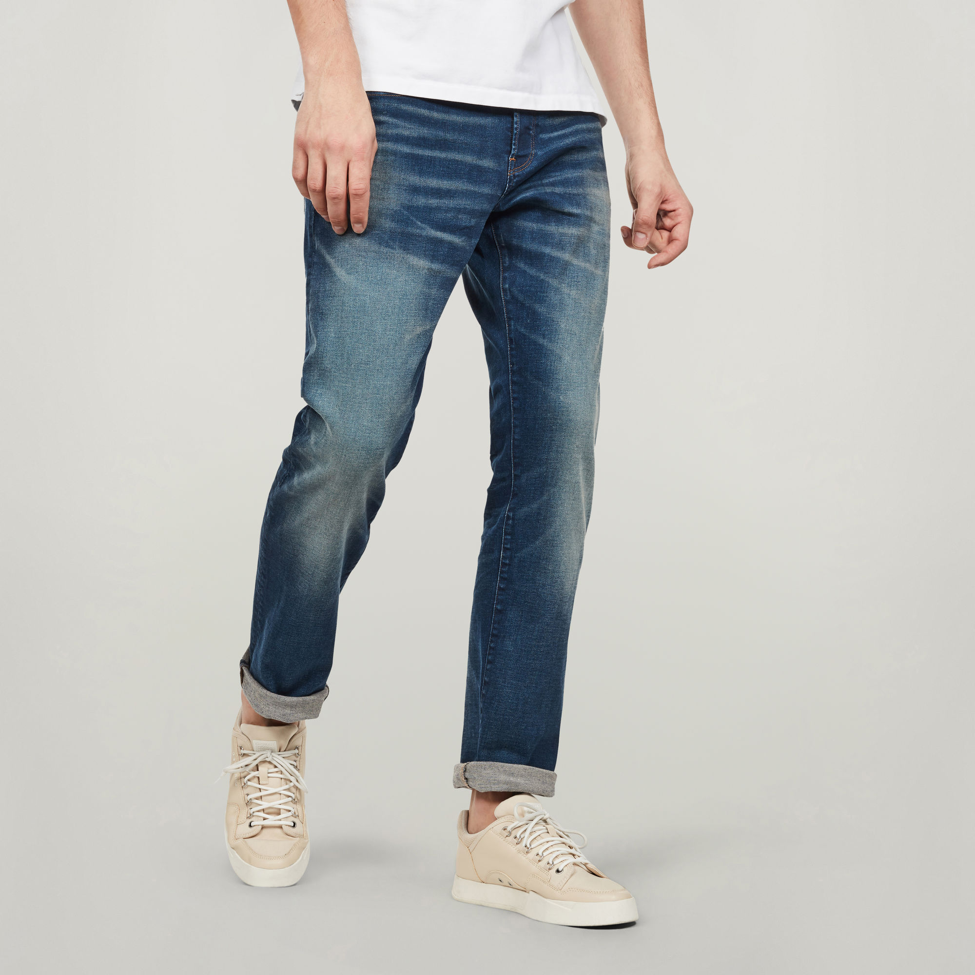 3301 Regular Straight Jeans - Mittelblau - Herren