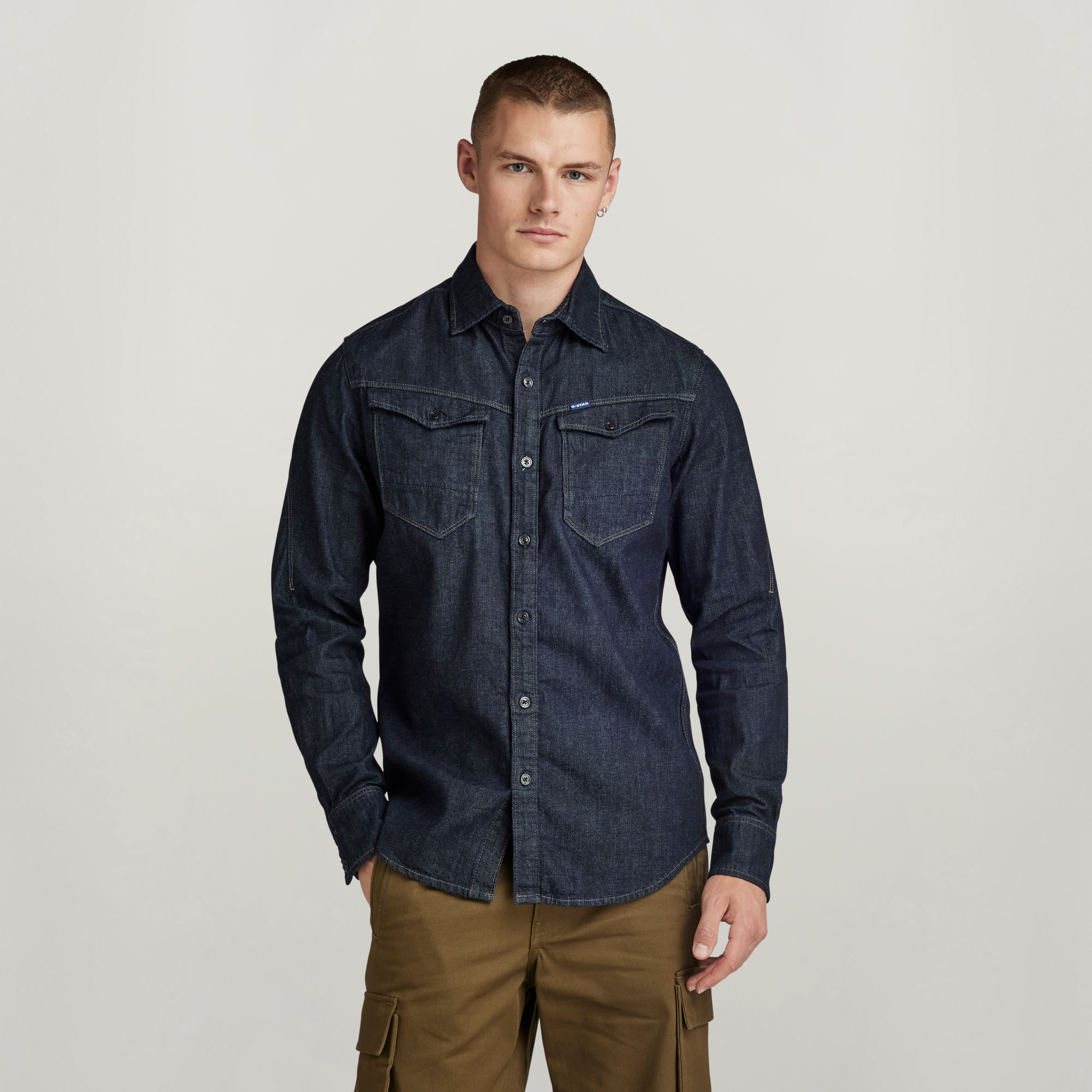 

Arc 3D Slim Shirt - Dark blue - Men