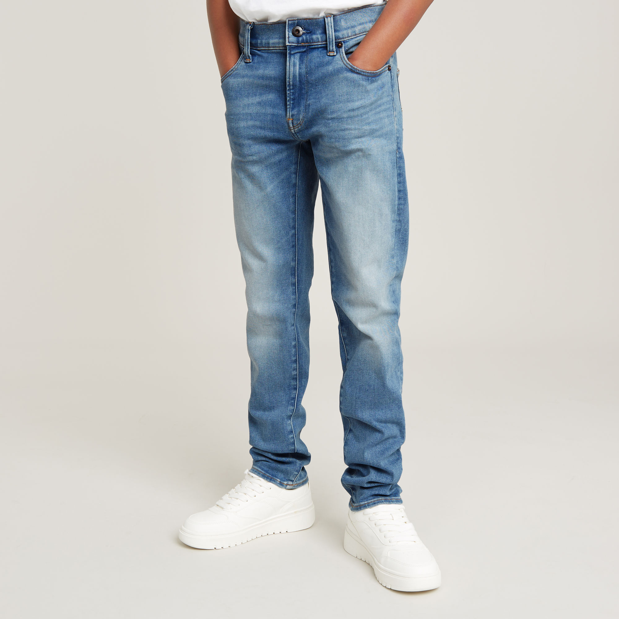 

Jongens 3301 Slim Jeans - Lichtblauw - jongens