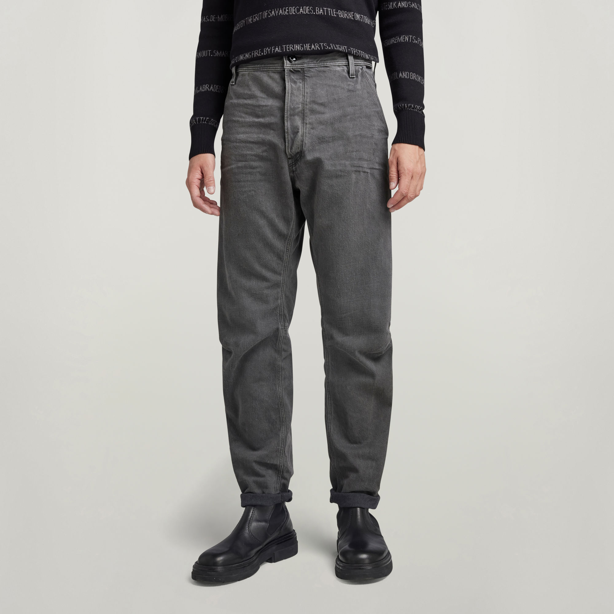 

Grip 3D Relaxed Tapered Jeans - Grijs - Heren