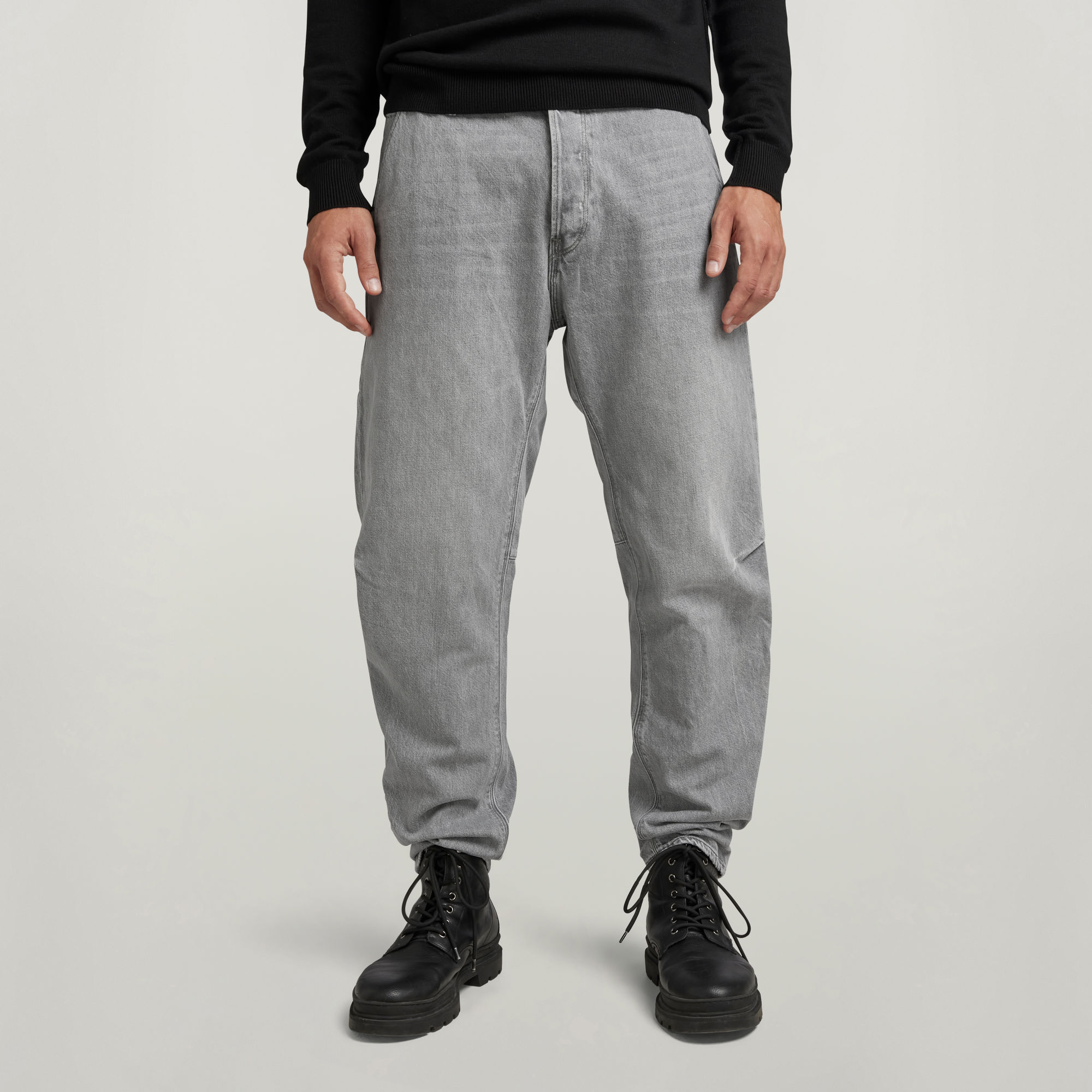 

Grip 3D Relaxed Tapered Jeans - Grey - Men