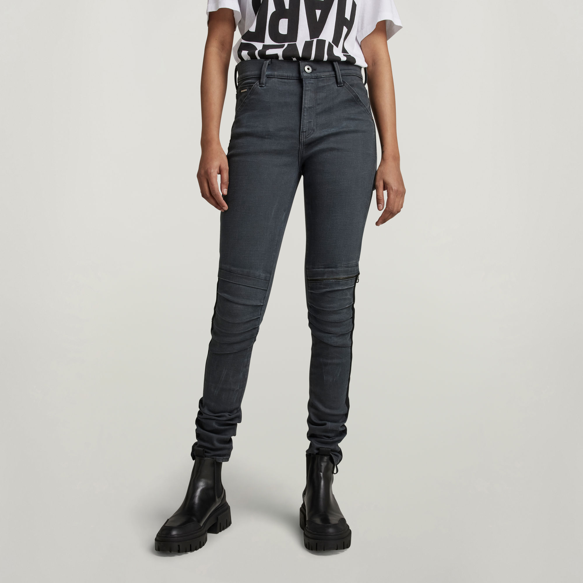 1914 3D Skinny Jeans - Grau - Damen