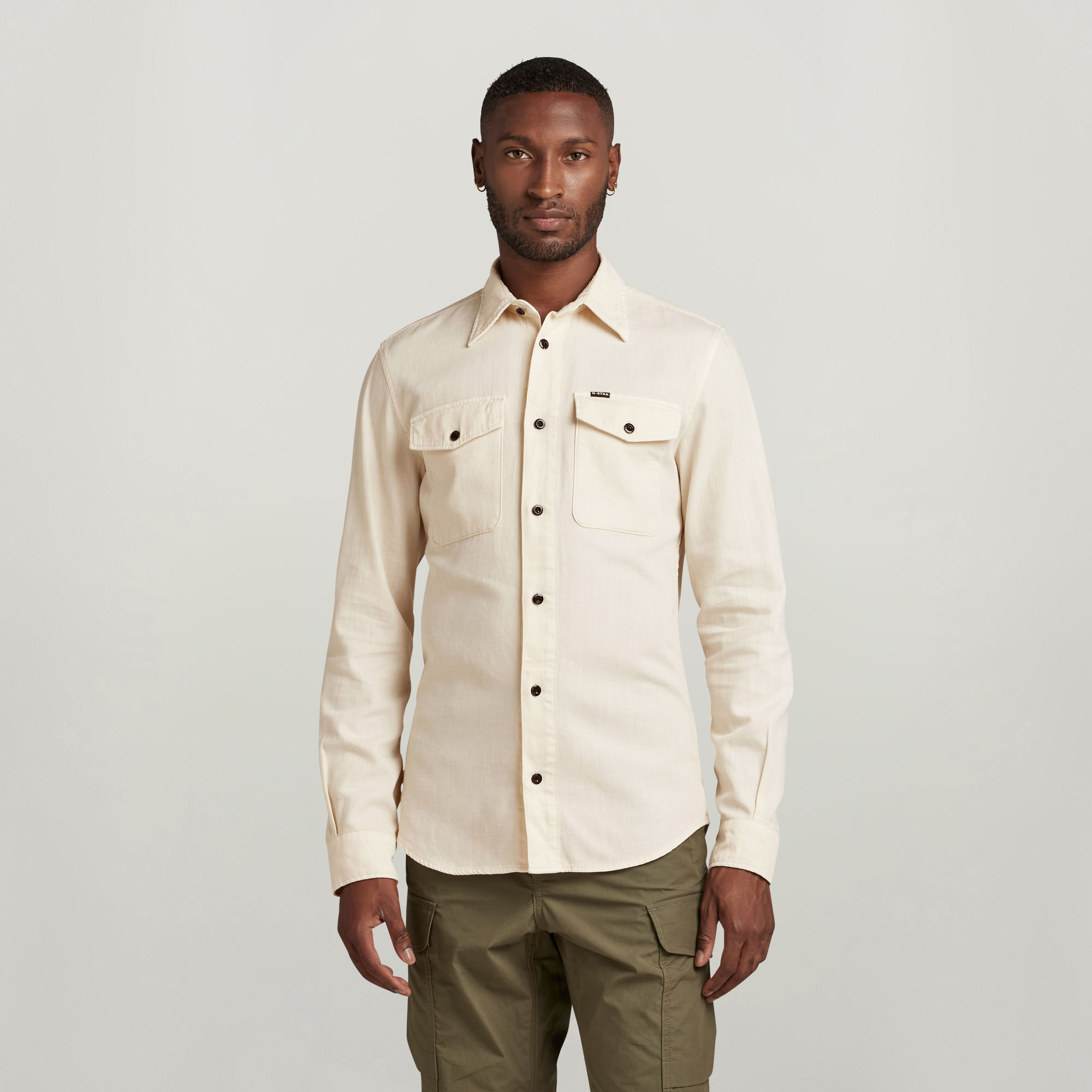 

Marine Slim Hemd - Weiß - Herren