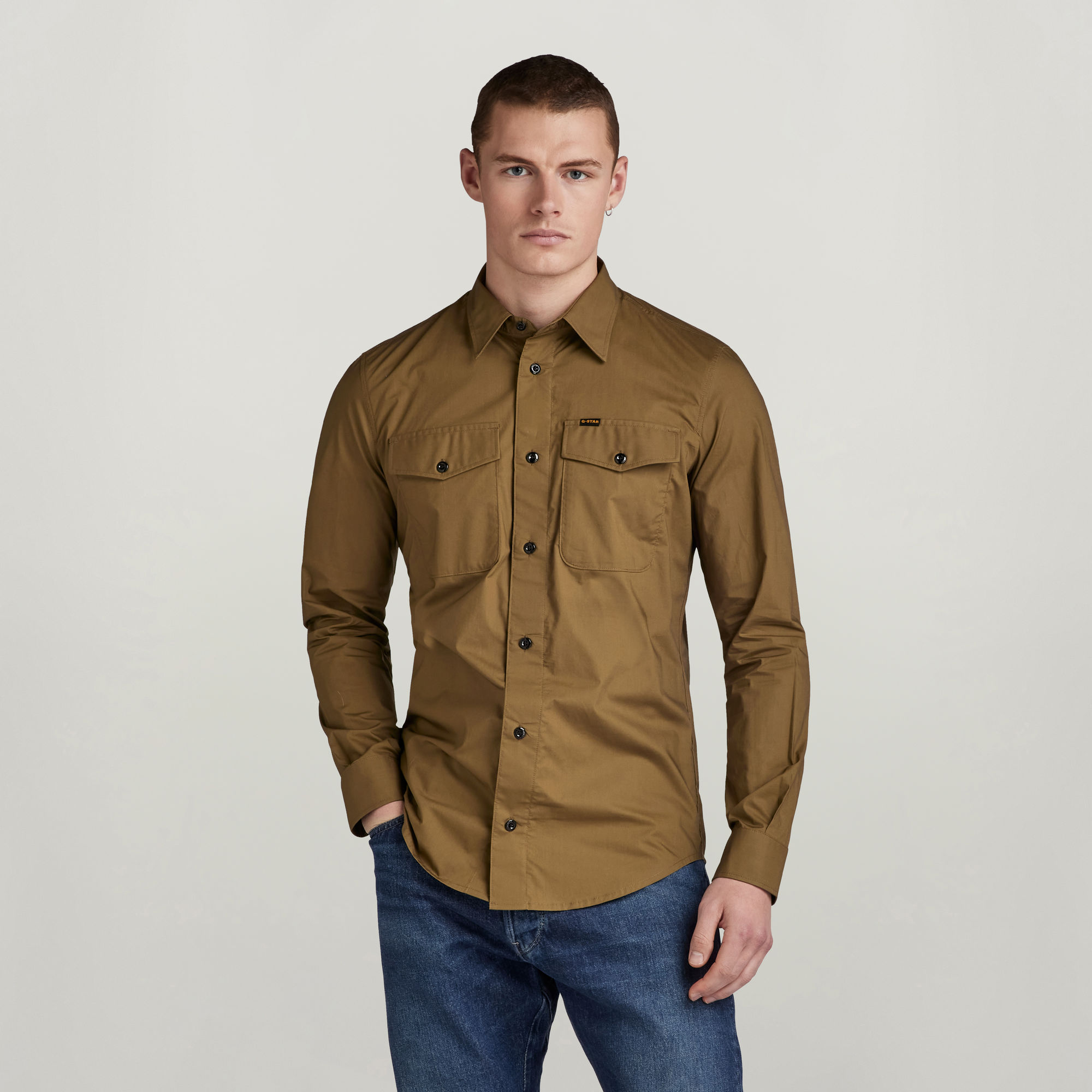 

Marine Slim Shirt - Green - Men