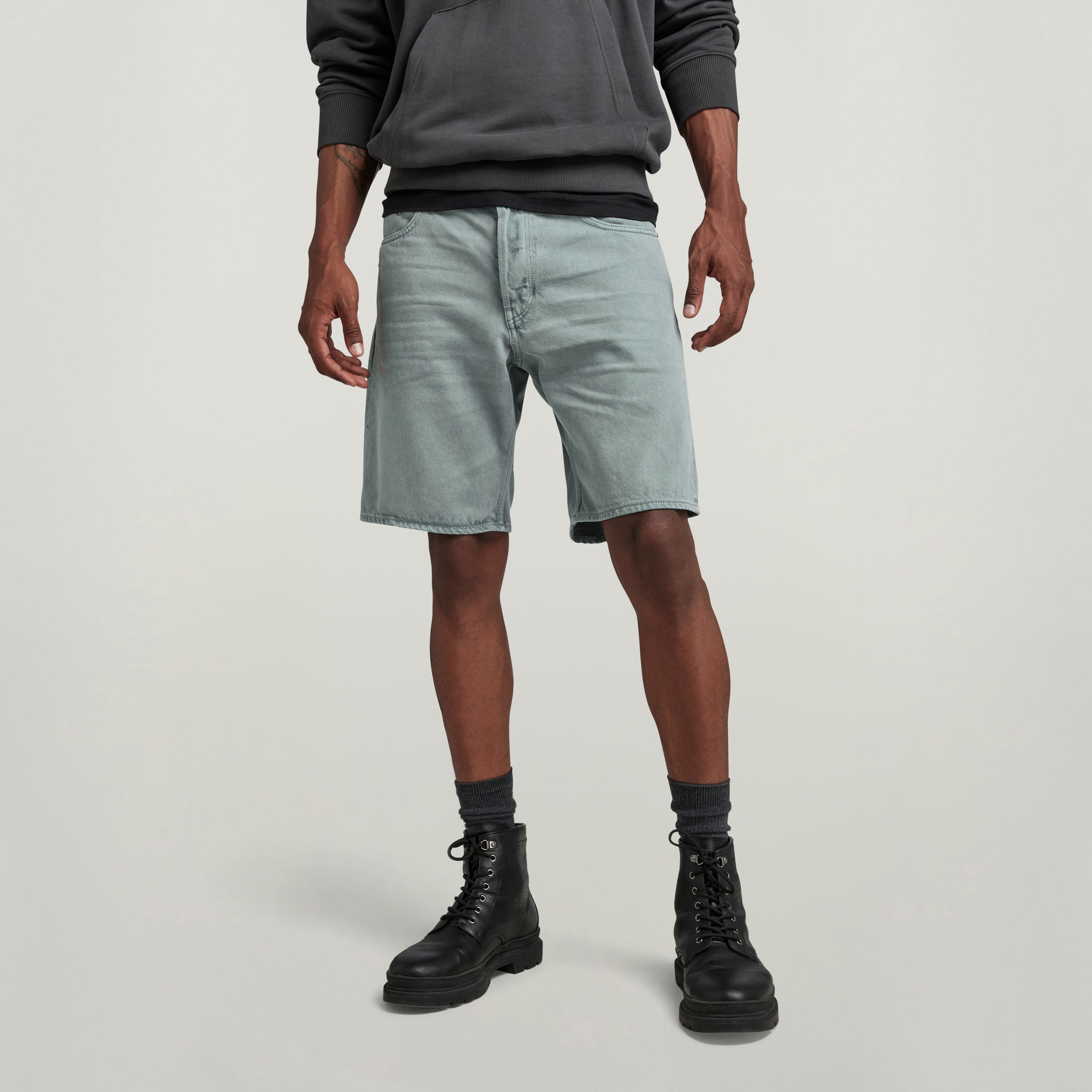 

Triple A Denim Shorts - Green - Men