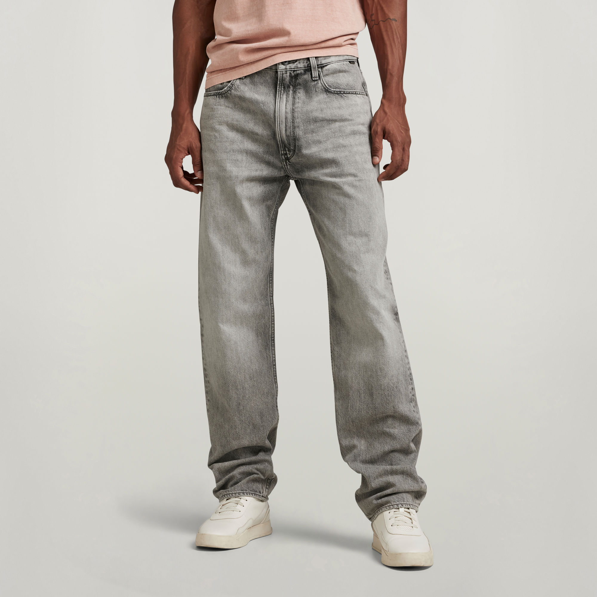 

Premium Type 49 Relaxed Straight Jeans - Grey - Men
