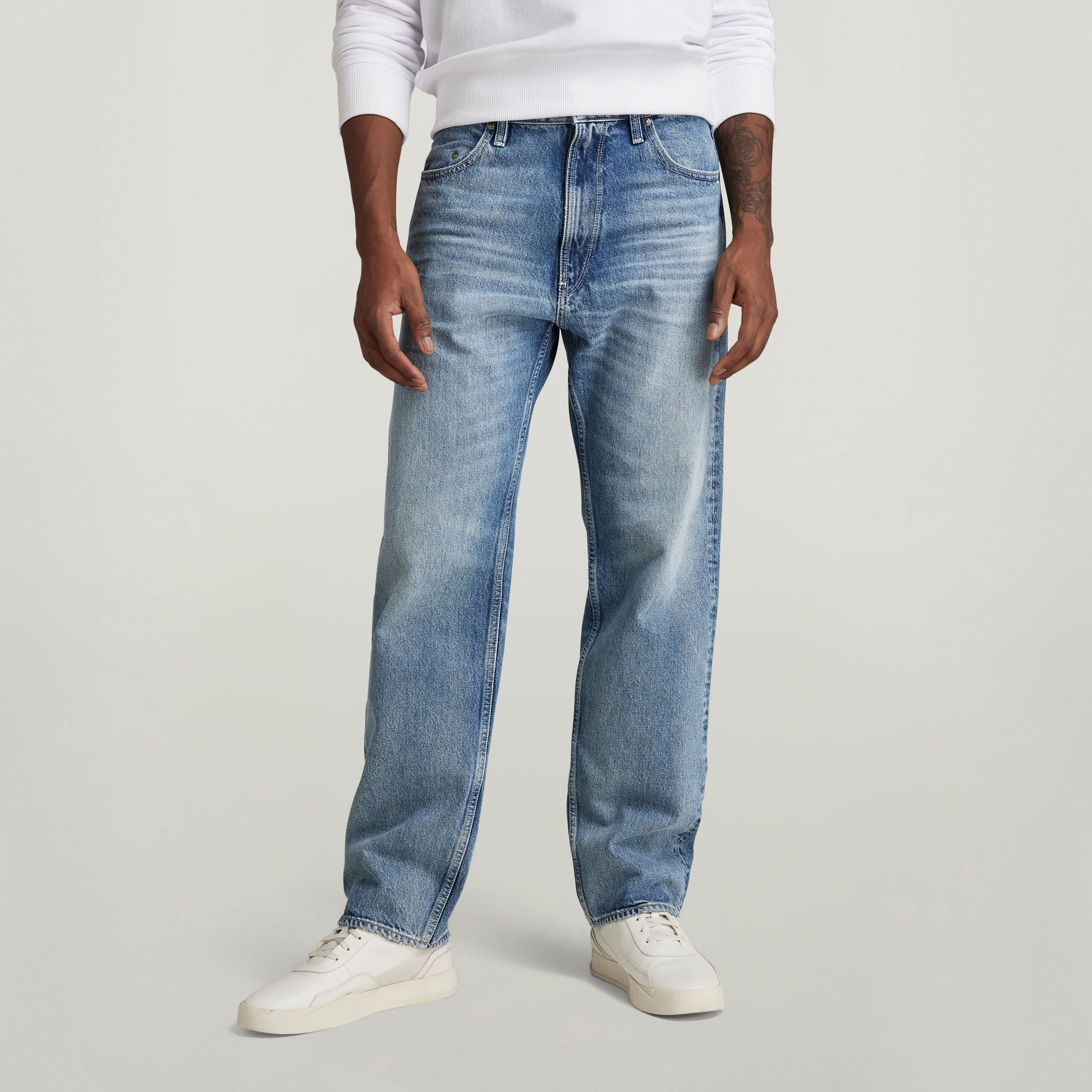 

Type 49 Relaxed Straight Jeans - Light blue - Men