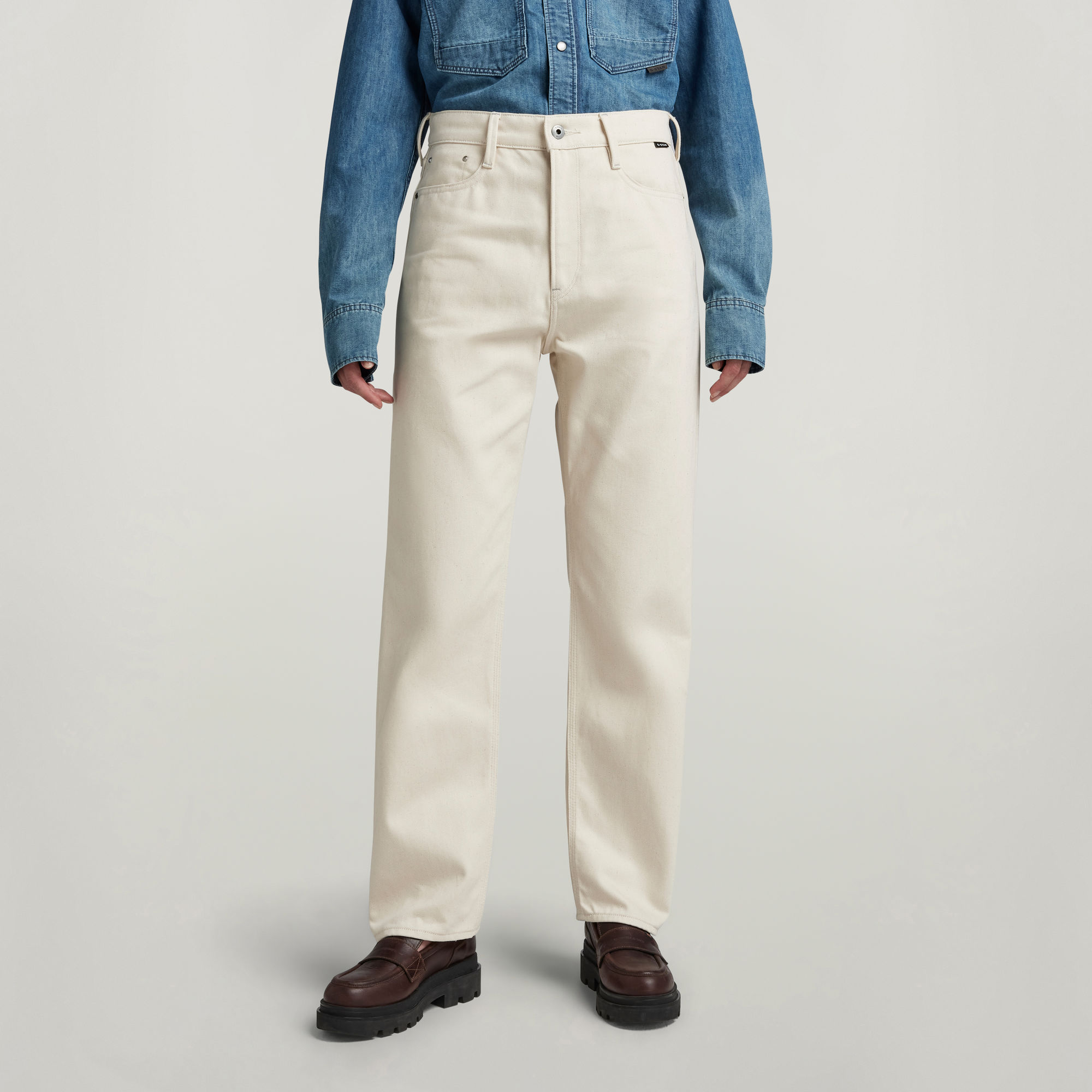 

Type 89 Loose Jeans - White - Women