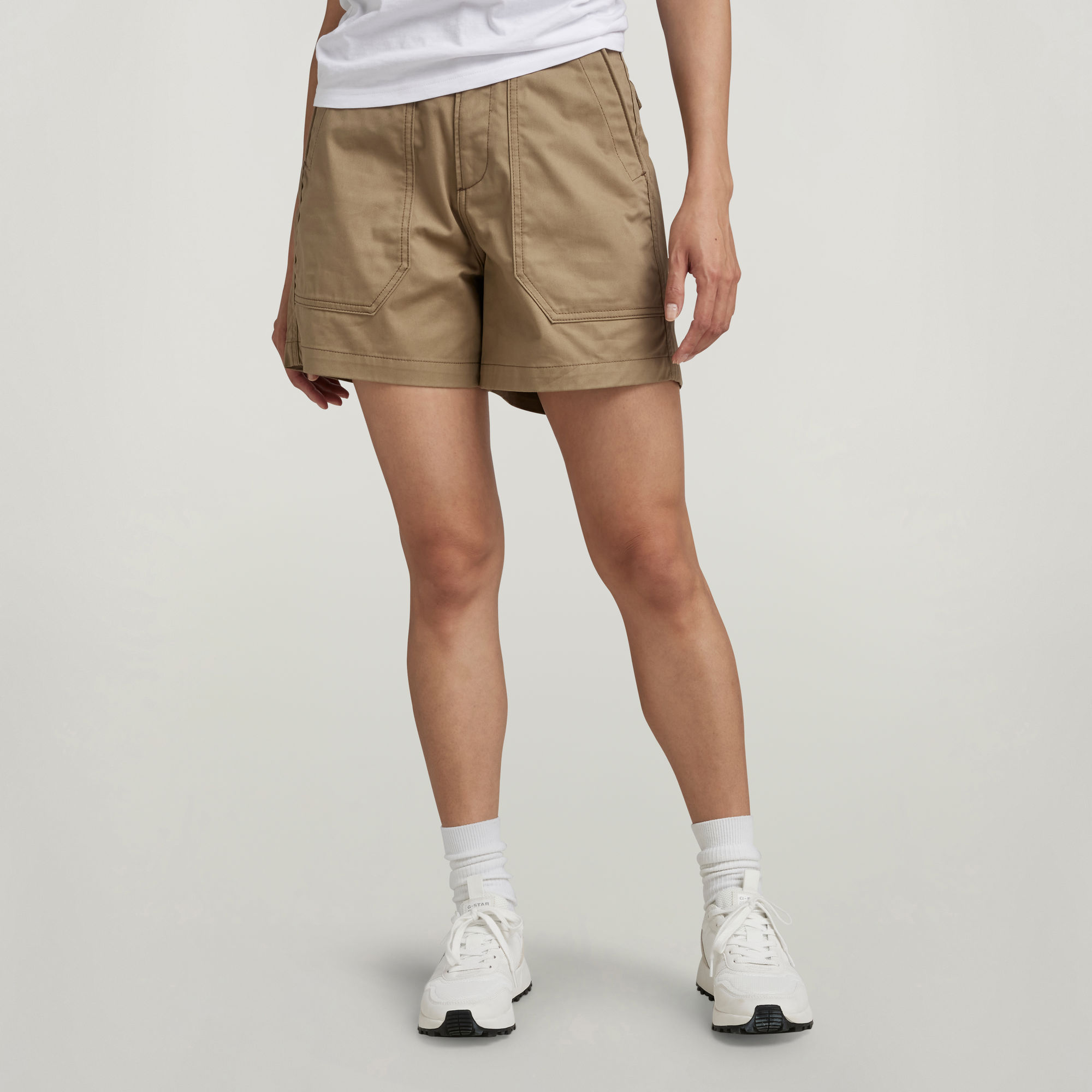 3D Fatigue Shorts - Braun - Damen