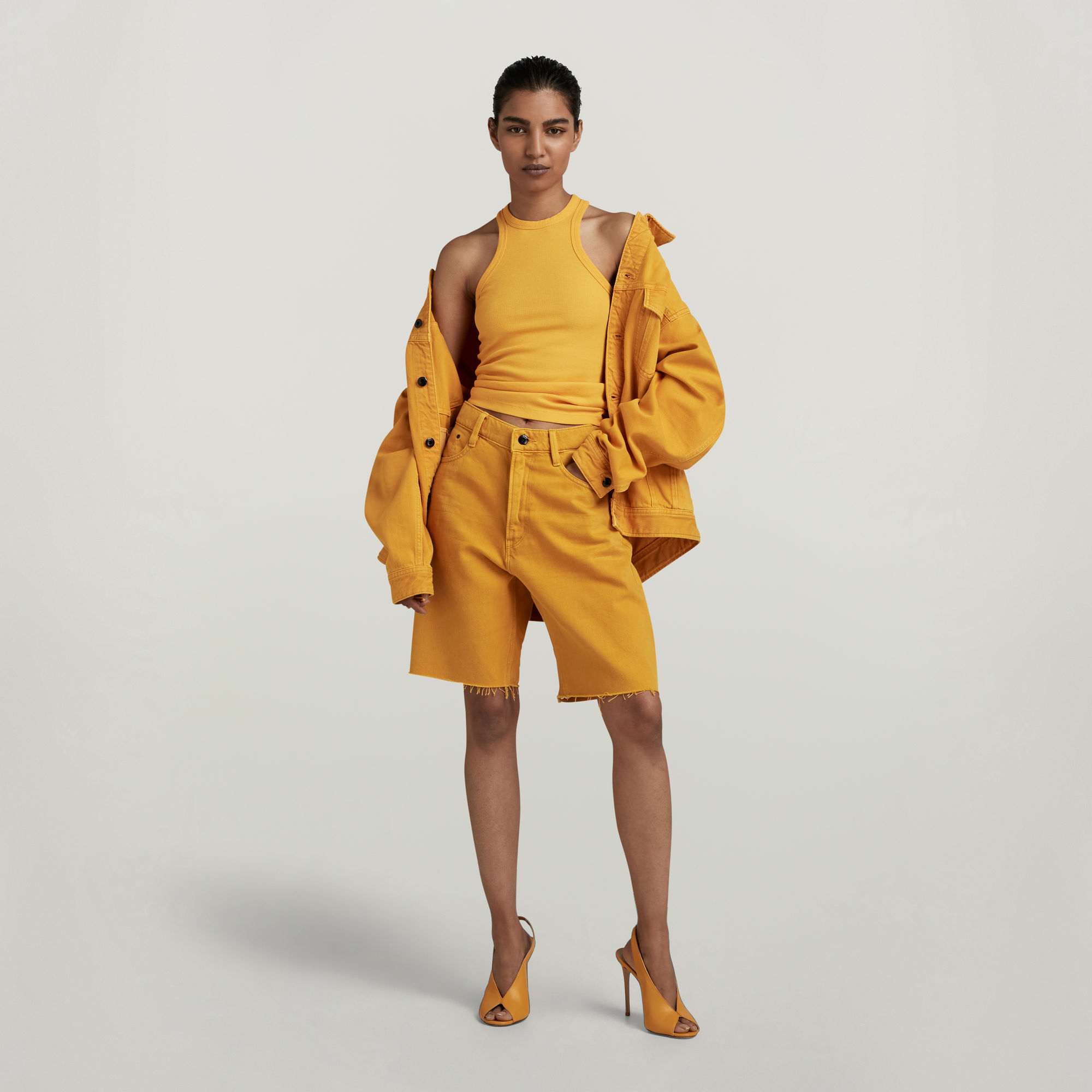 

Type 89 Bermuda Shorts - Yellow - Women