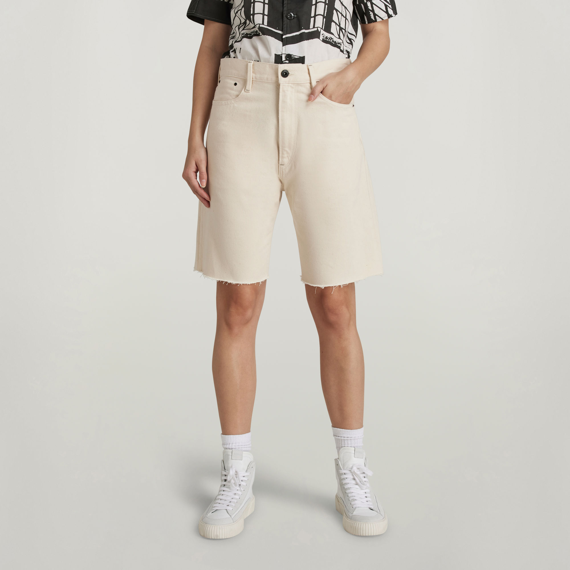 

Type 89 Bermuda Shorts - Beige - Women