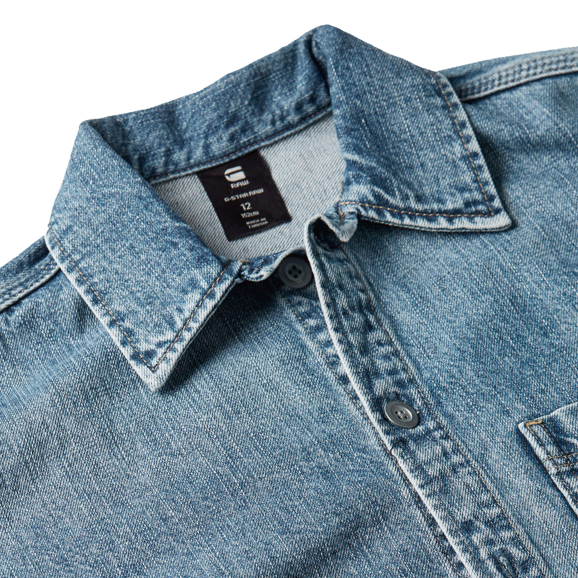 G-Star RAW Jongens Boxy Fit Shirt Midden blauw jongens