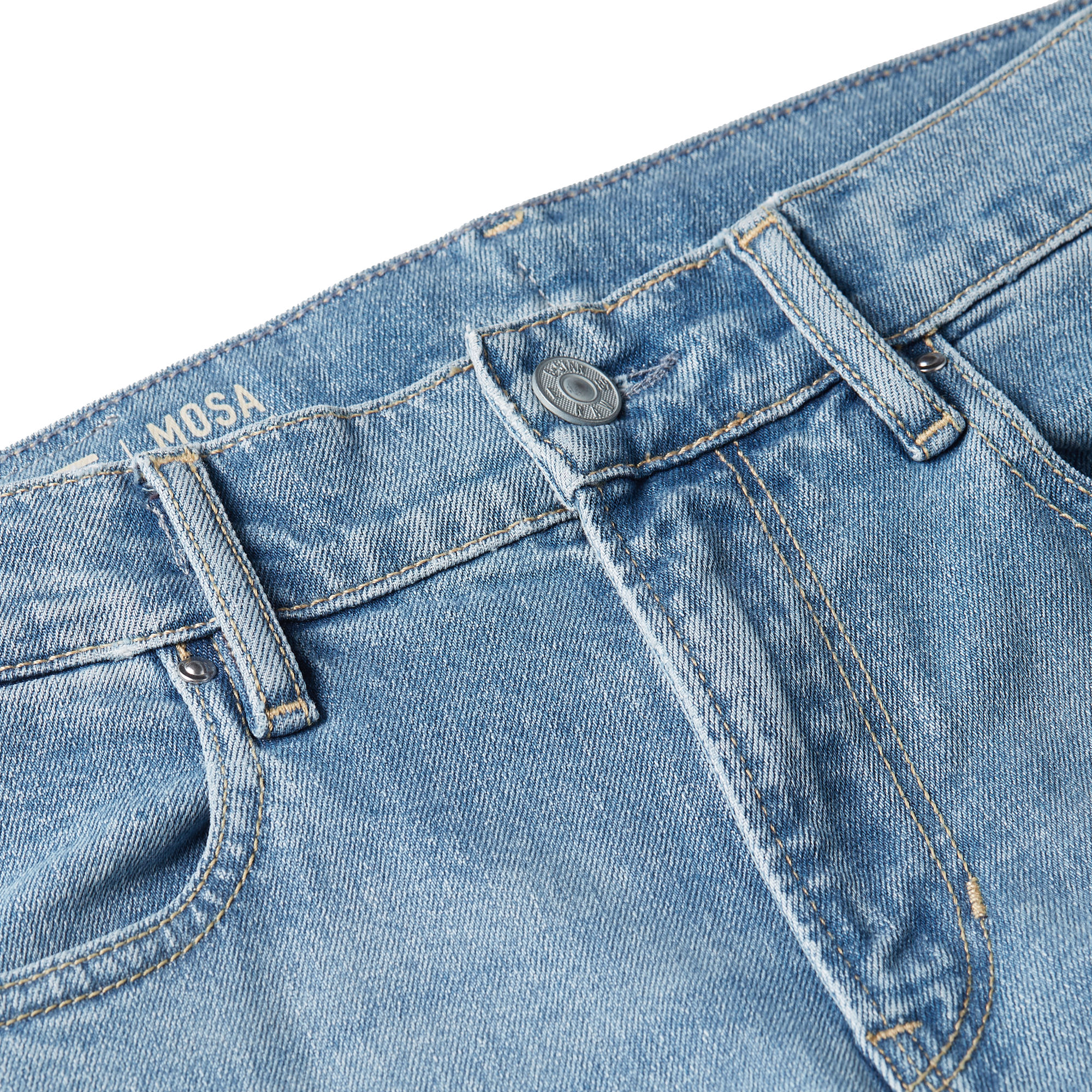 G-Star RAW Jongens Mosa Straight Jeans Midden blauw jongens