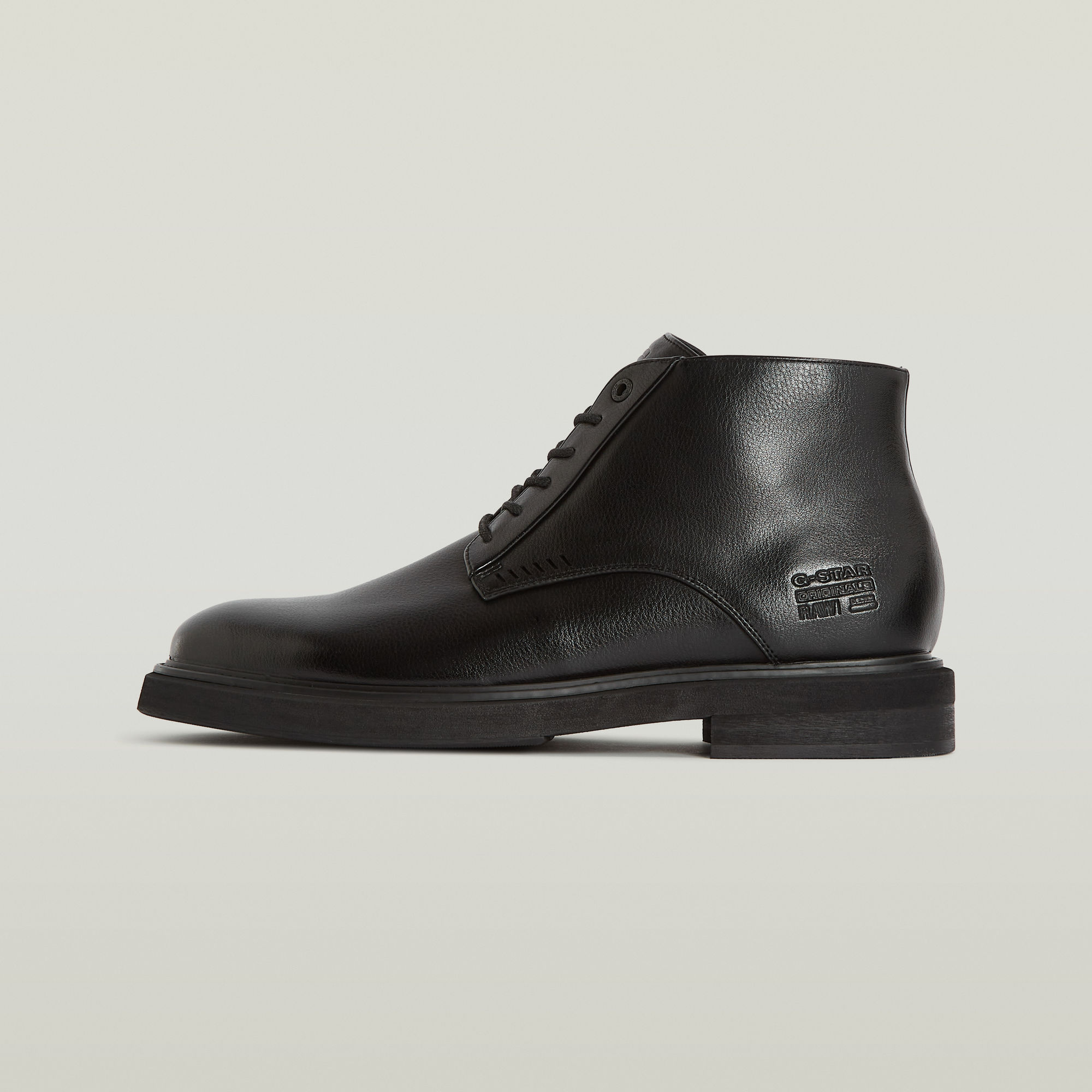 

Bronson Lace Ankle Shoe - Black - Men