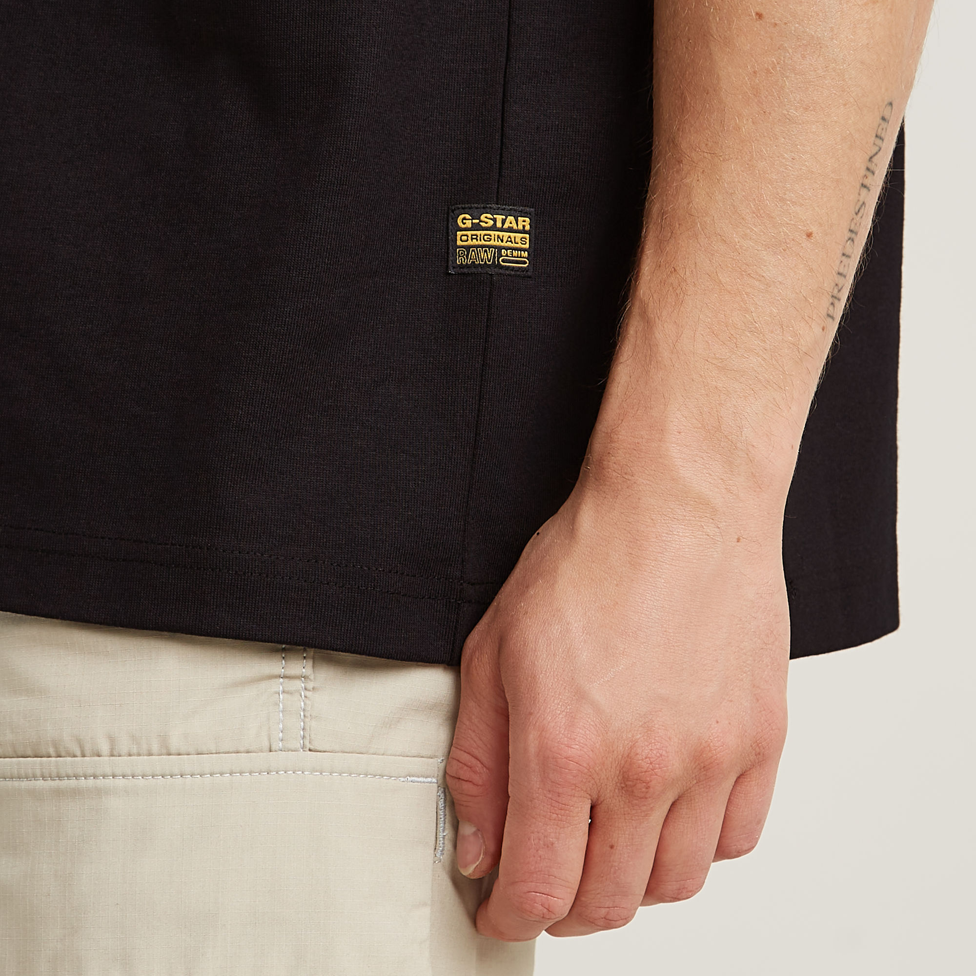 G-Star RAW Boxy T-Shirt Zwart Heren