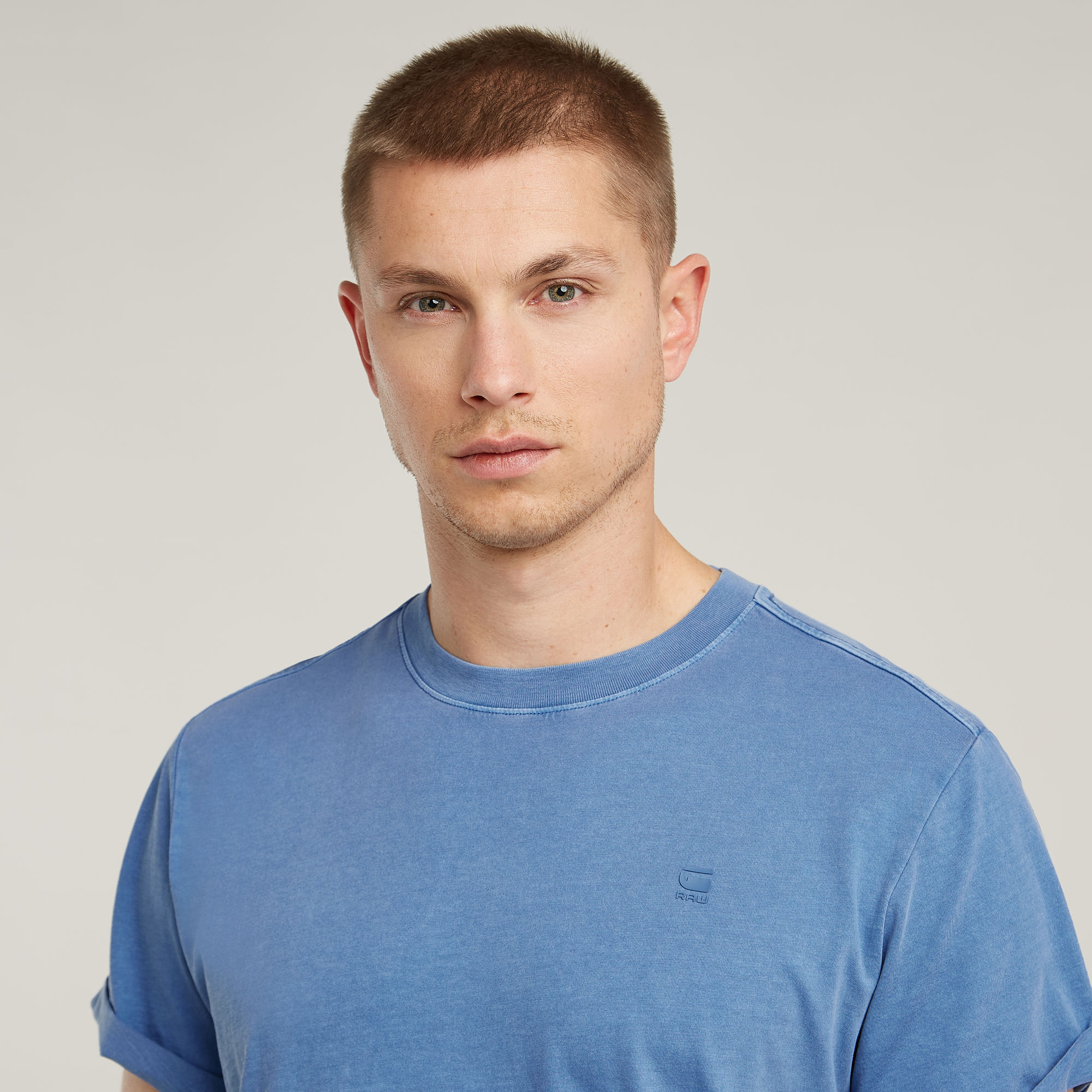 G-Star RAW Lash T-Shirt Midden blauw Heren