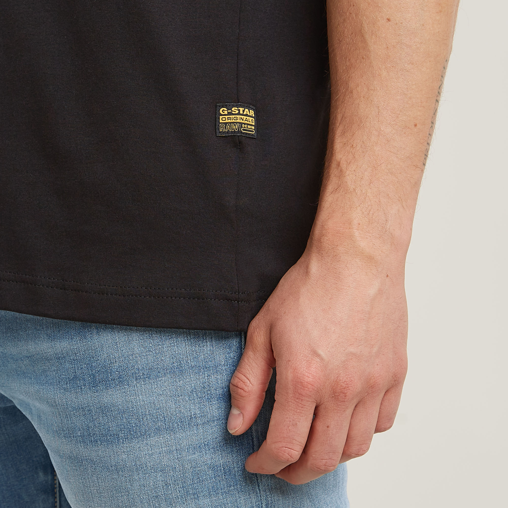 G-Star RAW Flyer Graphic T-Shirt Zwart Heren