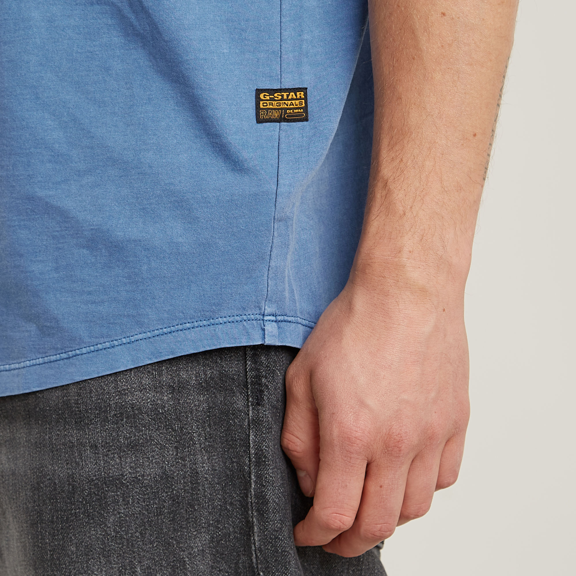 G-Star RAW Lash T-Shirt Midden blauw Heren