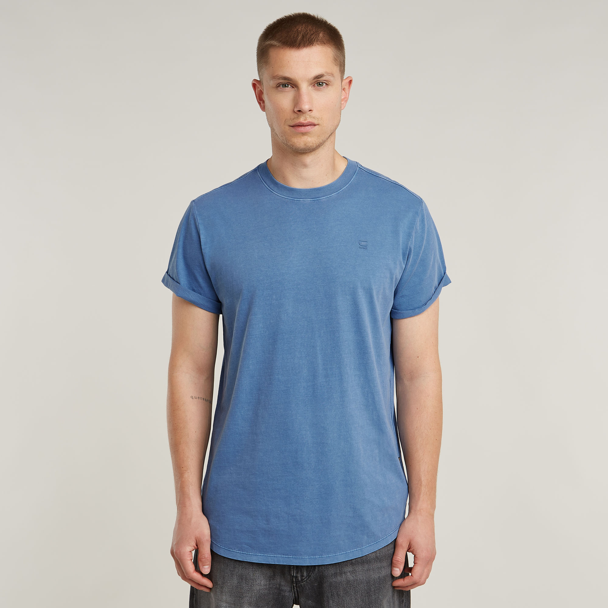 Lash T-Shirt - Mittelblau - Herren