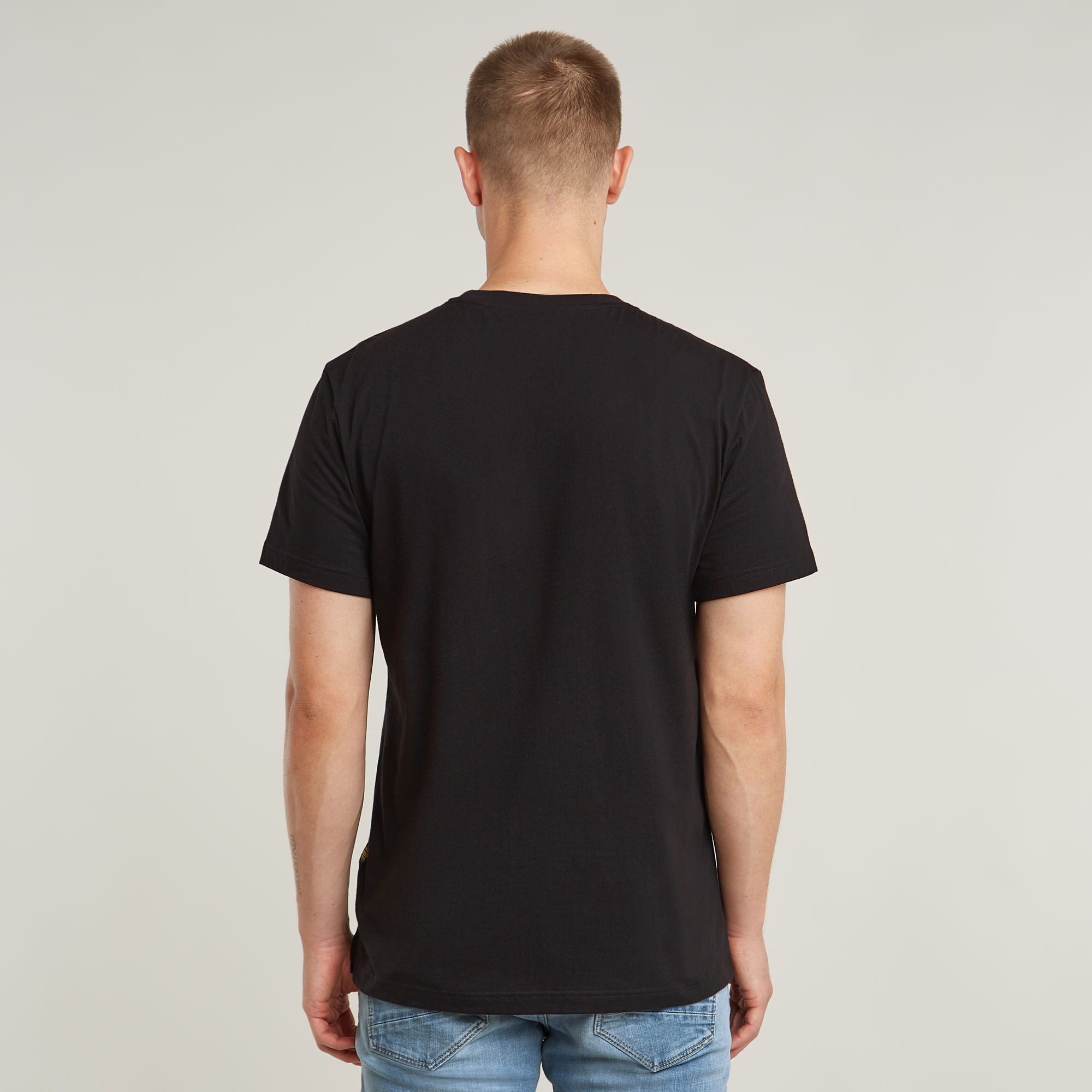 G-Star RAW Flyer Graphic T-Shirt Zwart Heren