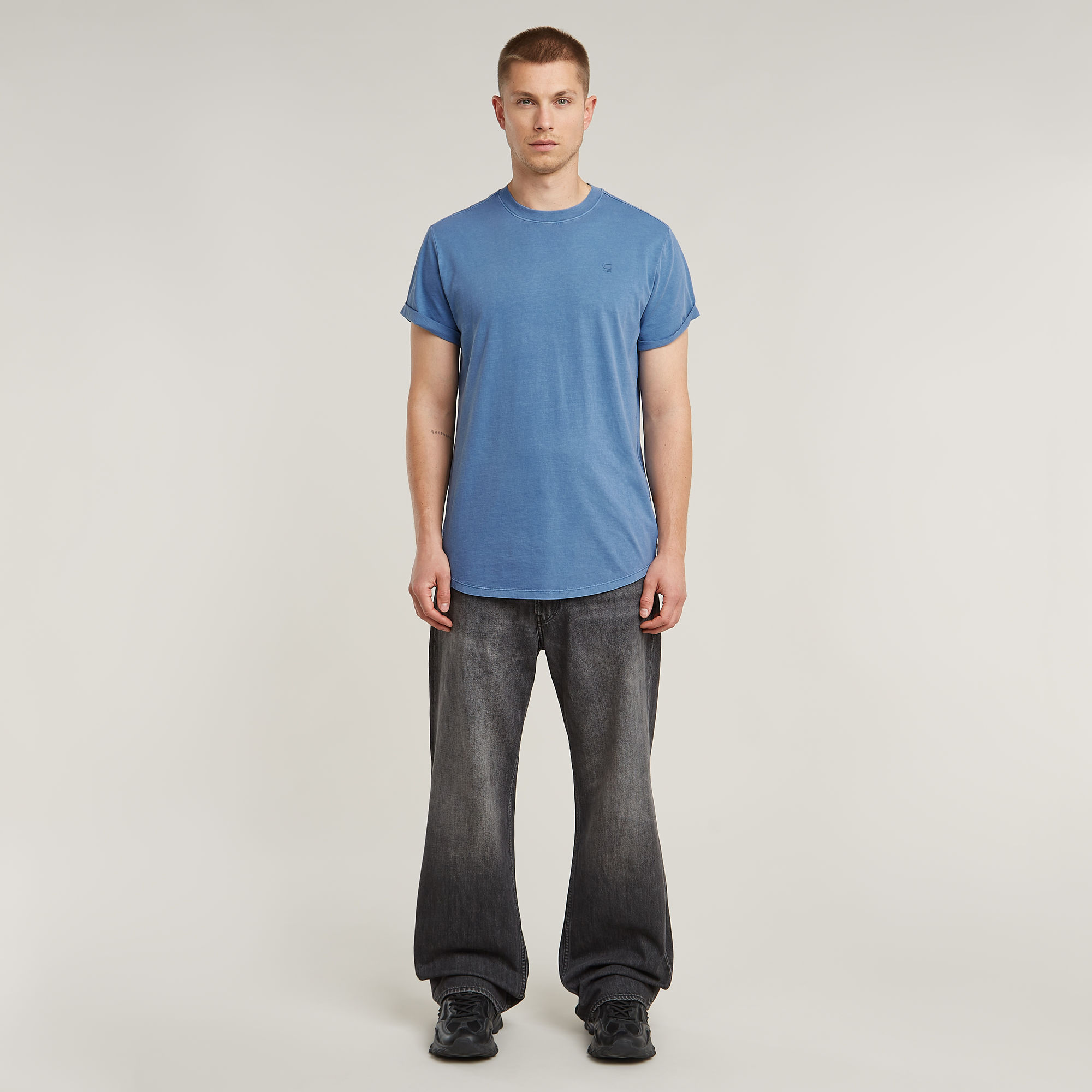 G-Star RAW Lash T-Shirt Midden blauw Heren