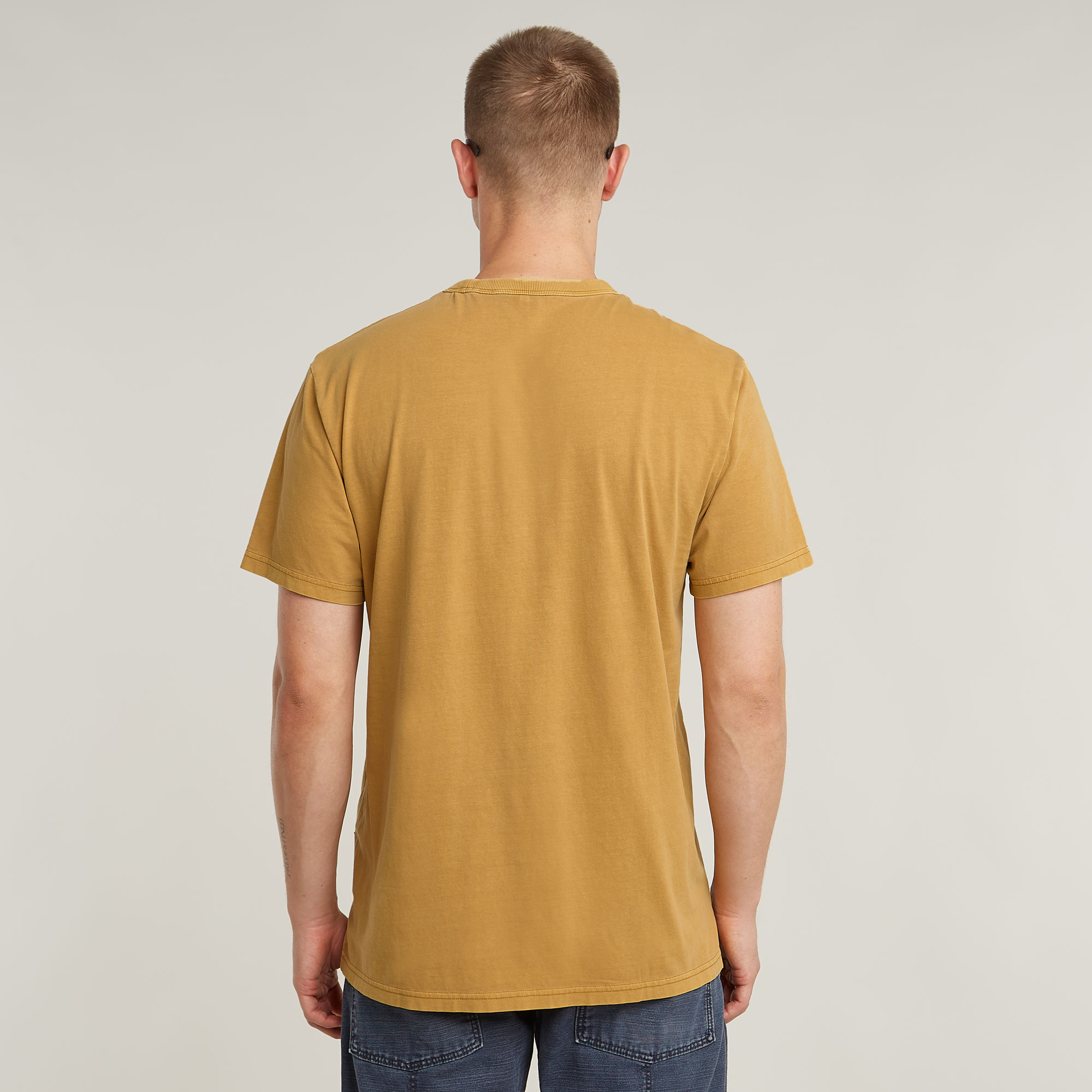 G-Star RAW Nifous T-shirt Geel Heren