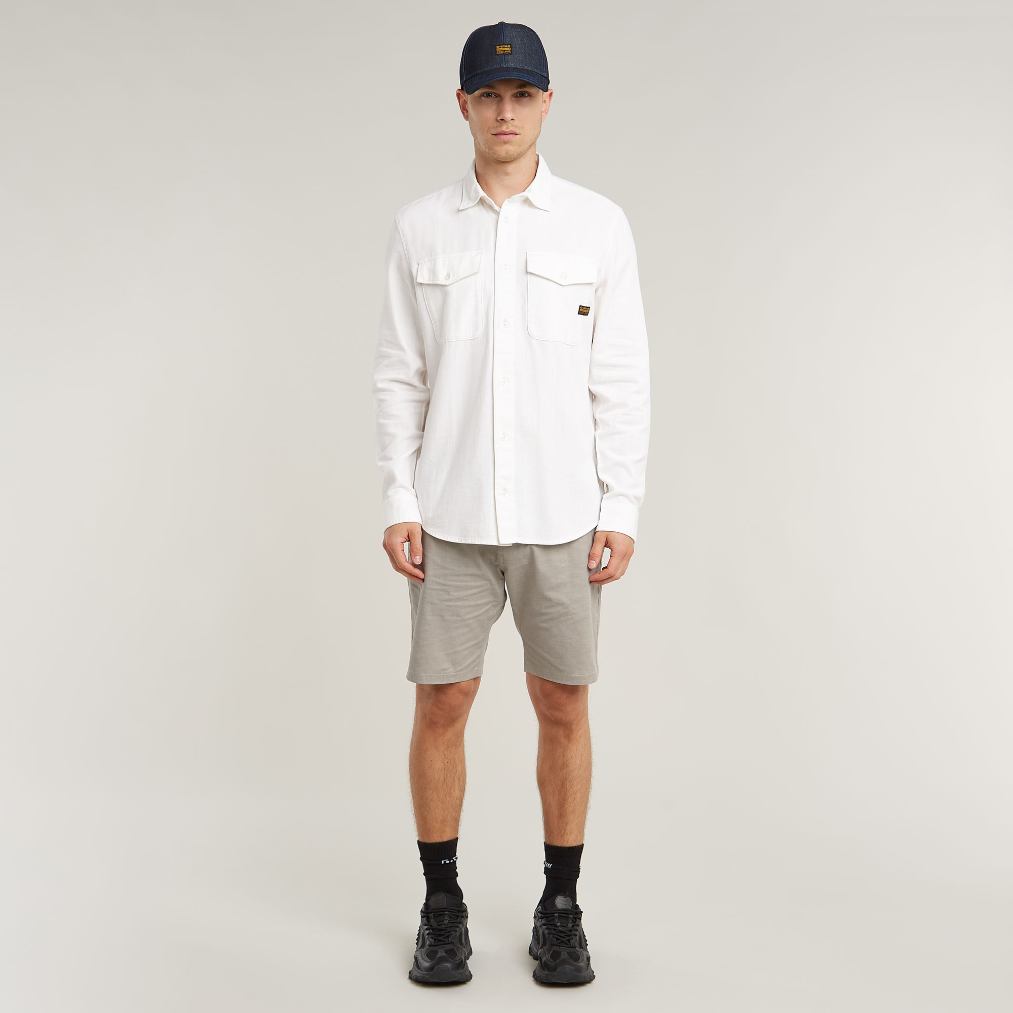 G-Star RAW Marine Slim Shirt Wit Heren