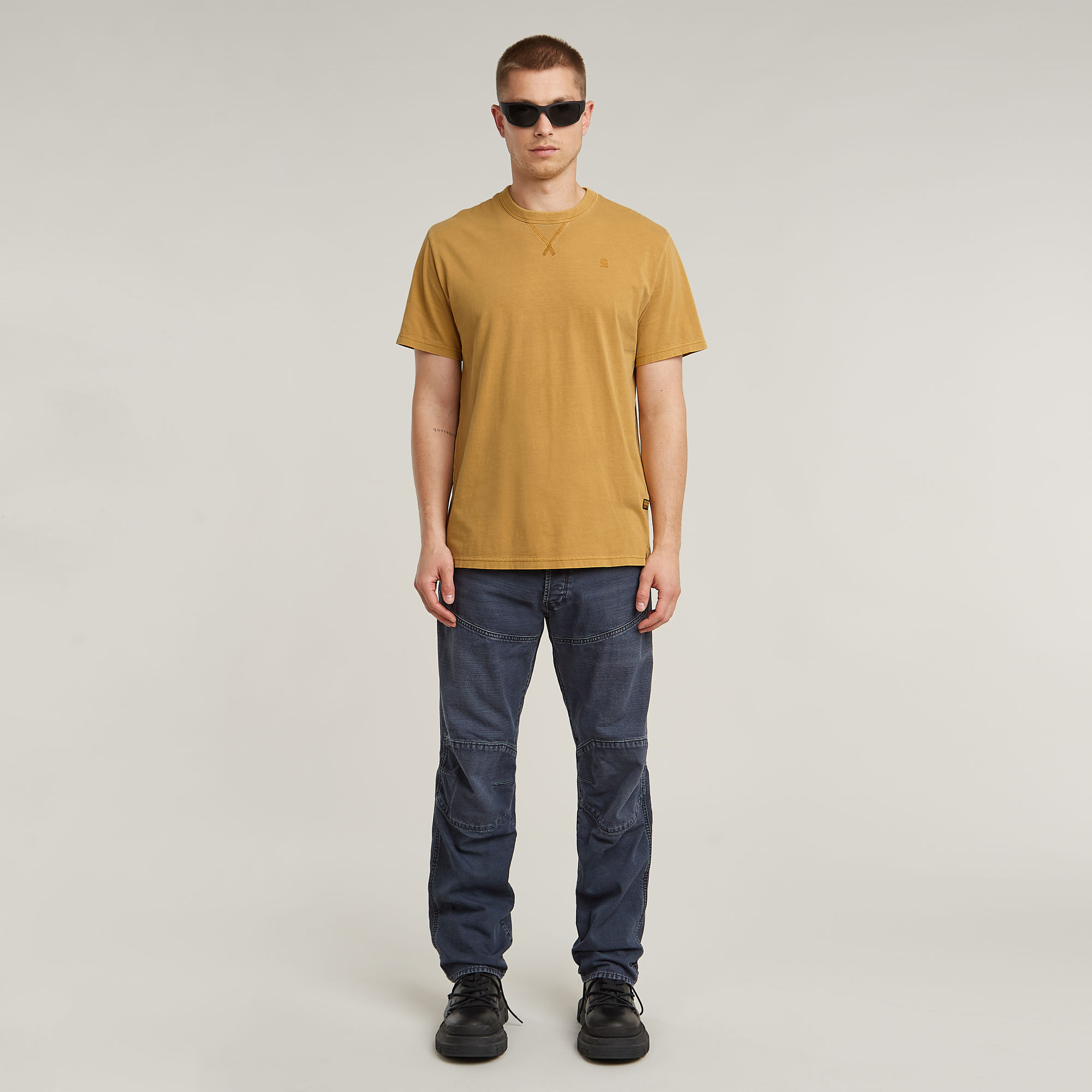 G-Star RAW Nifous T-shirt Geel Heren
