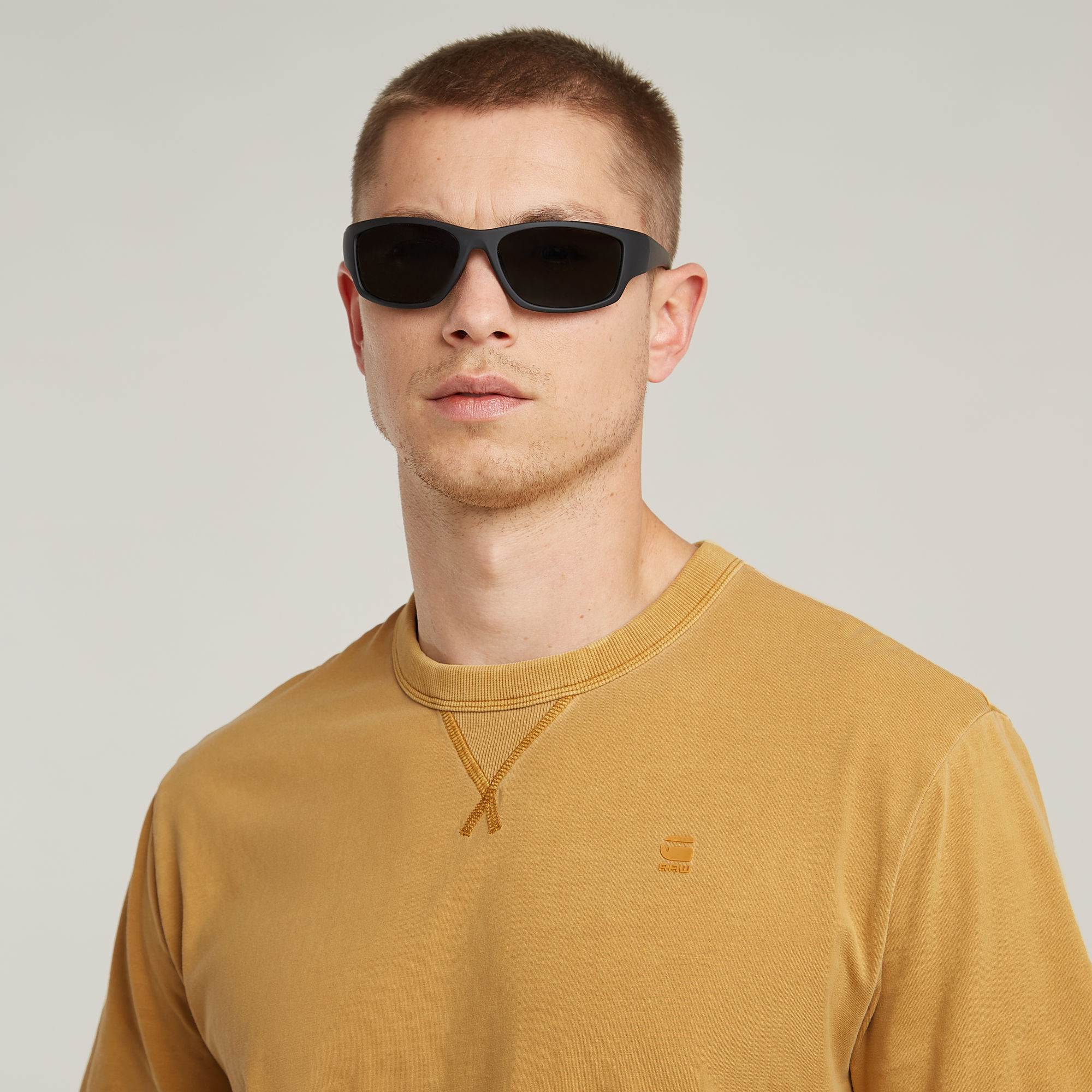 G-Star RAW Nifous T-shirt Geel Heren