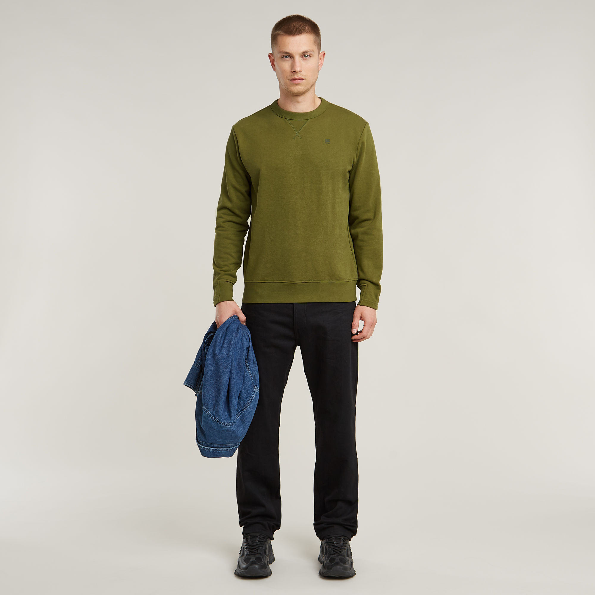 G-Star RAW Nifous Sweater Groen Heren