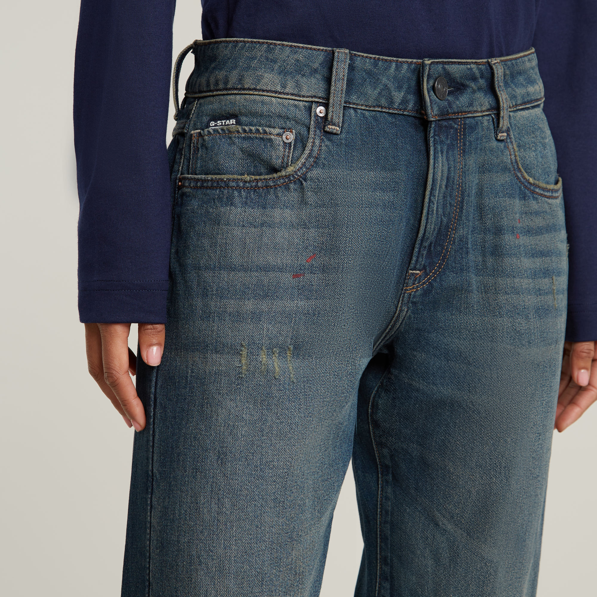 G-Star RAW Kate Boyfriend Jeans Midden blauw Dames